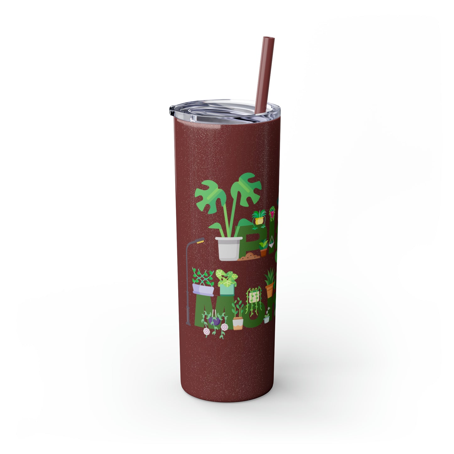 Skinny Tumbler with Straw, 20oz