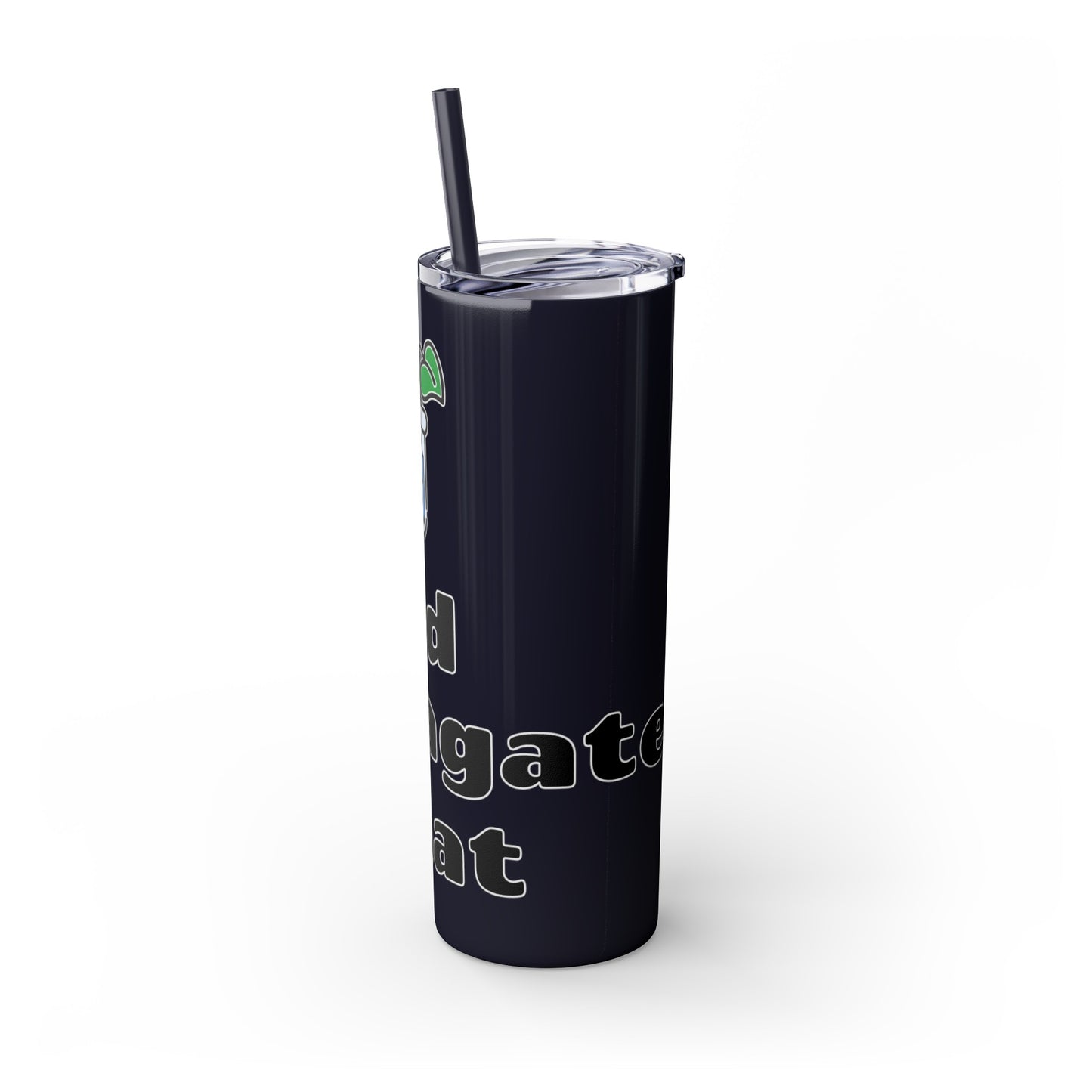 Skinny Tumbler with Straw, 20oz