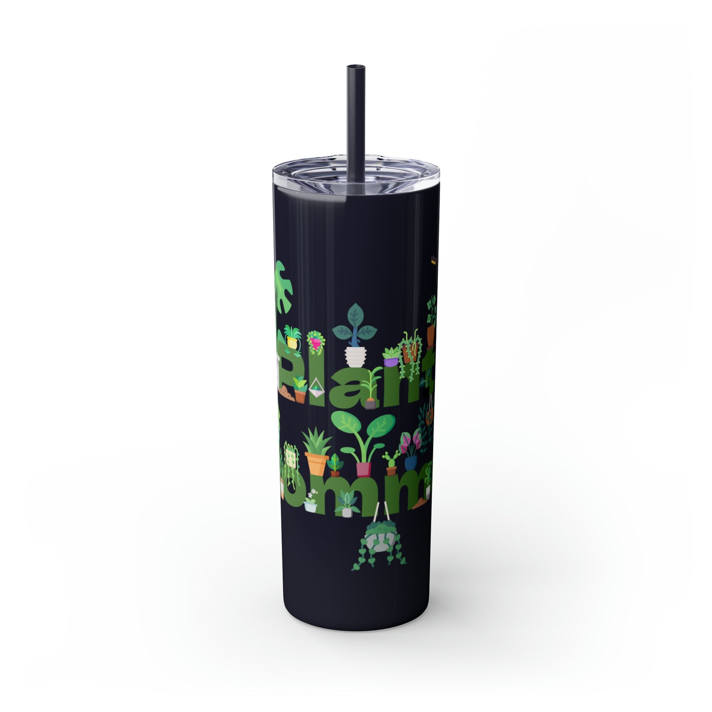 Skinny Tumbler with Straw, 20oz