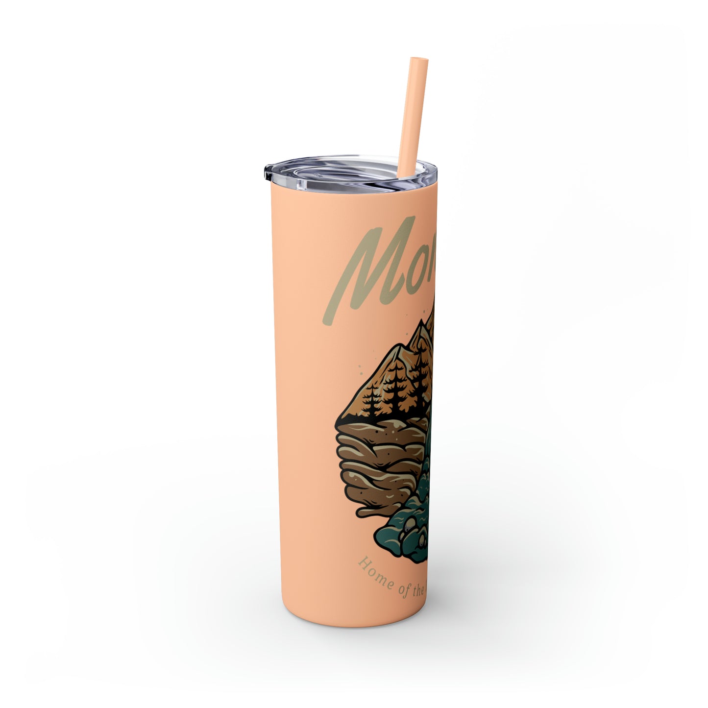 Skinny Tumbler with Straw, 20oz