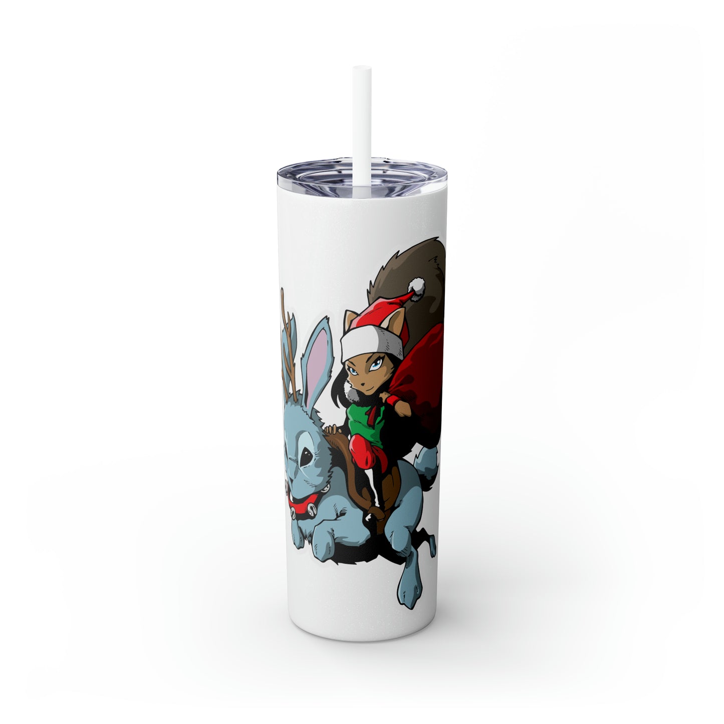 Skinny Tumbler with Straw, 20oz