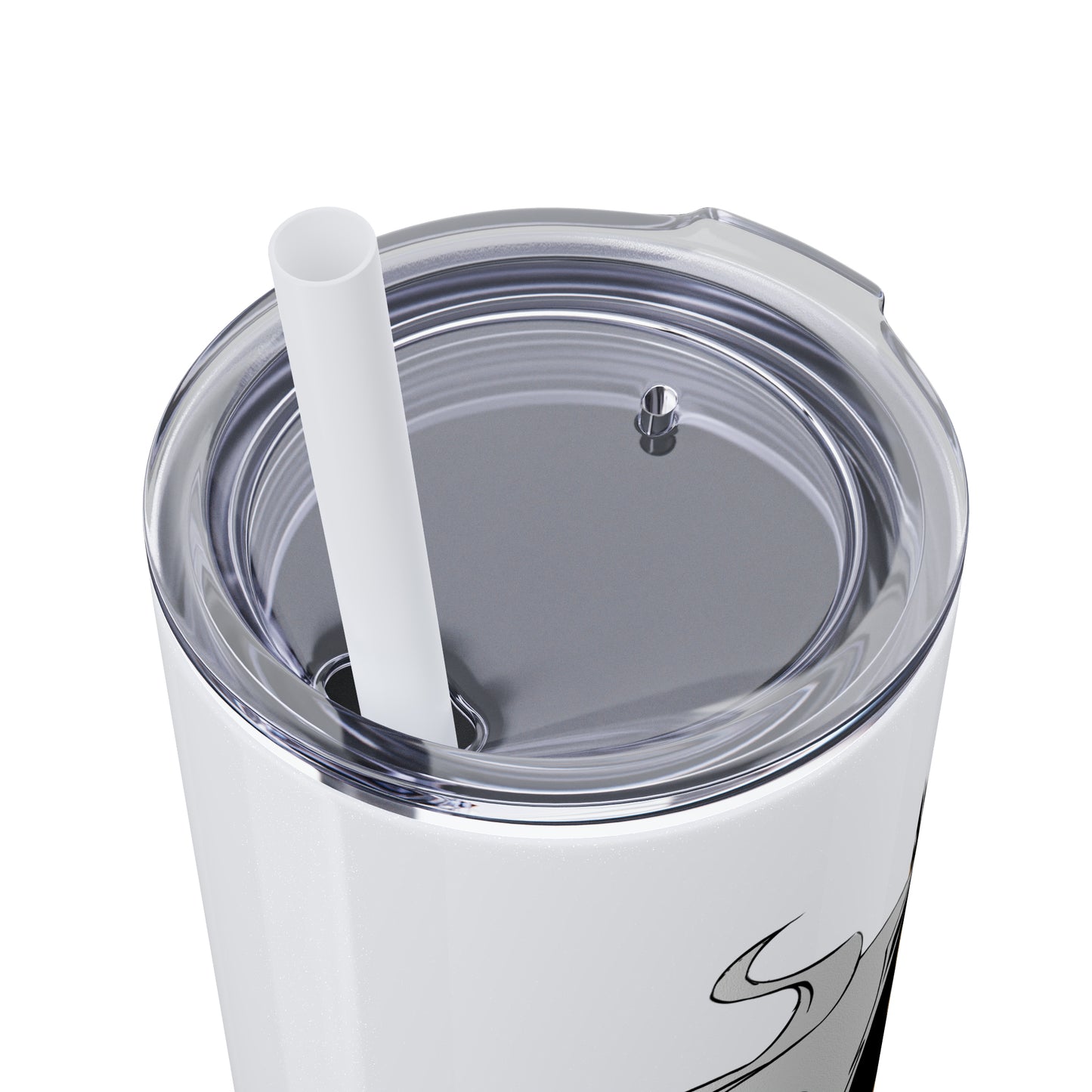 Skinny Tumbler with Straw, 20oz