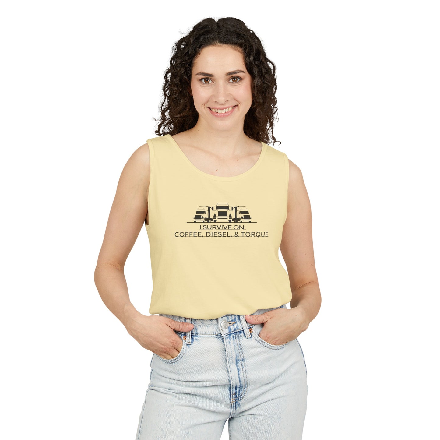 Trucker Survival Unisex Garment-Dyed Tank Top