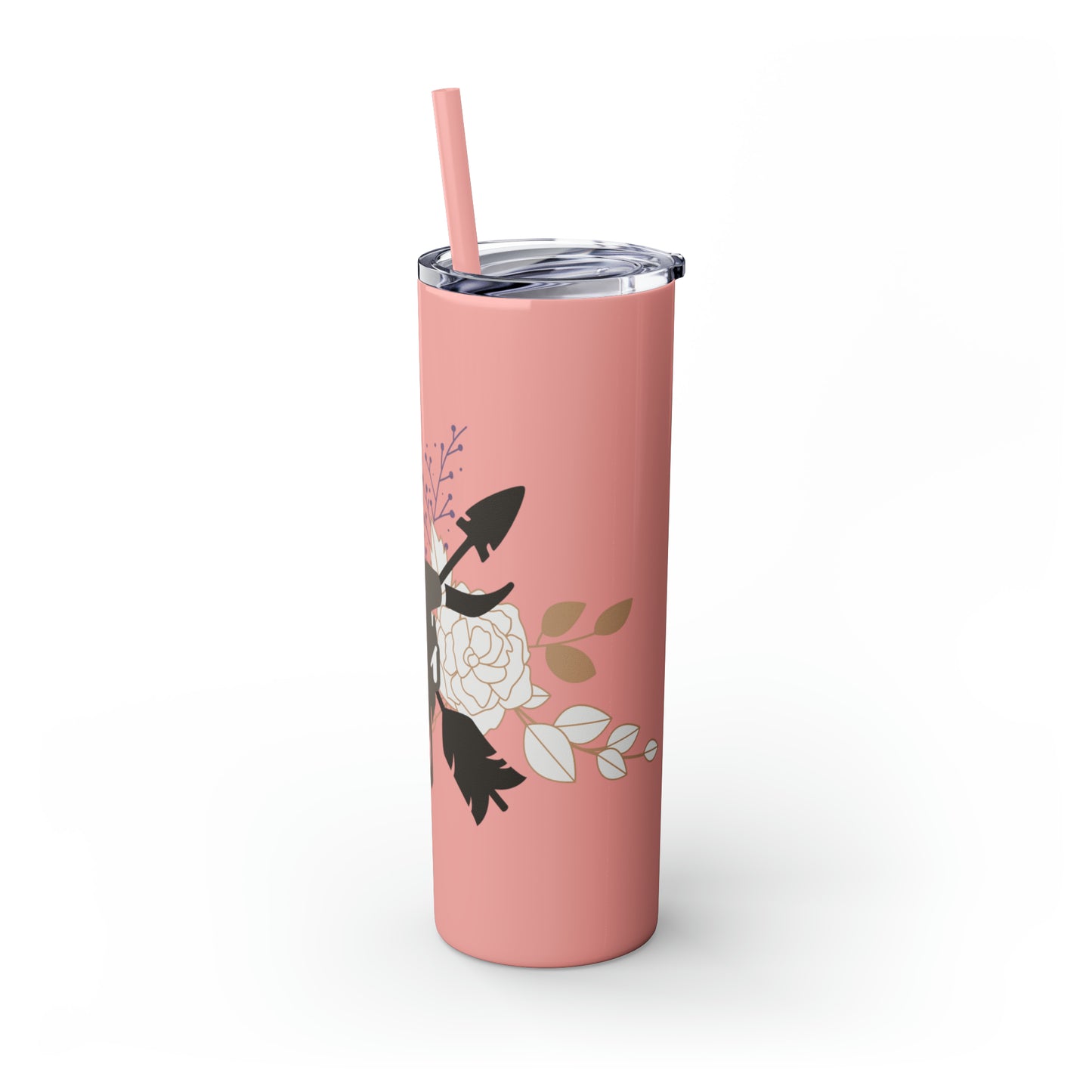 Skinny Tumbler with Straw, 20oz