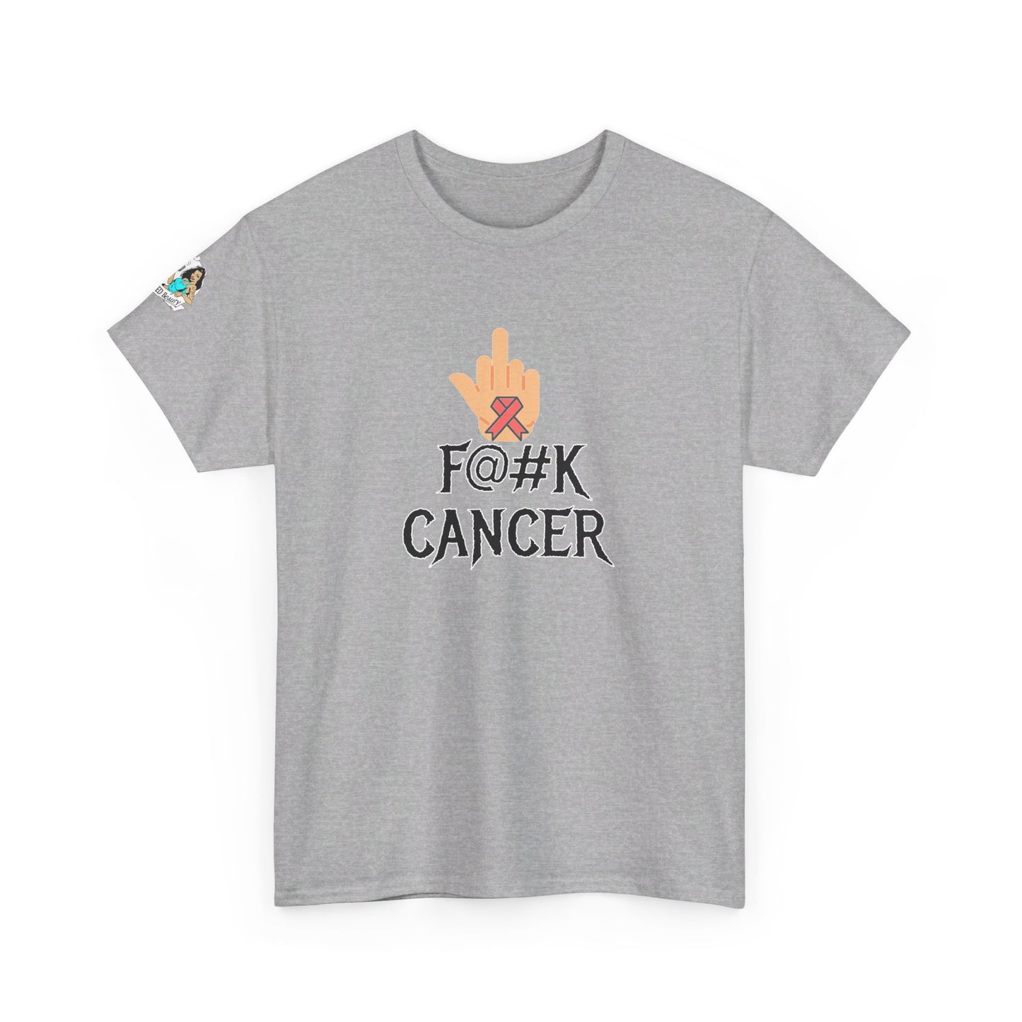 F CANCER Unisex Heavy Cotton Tee