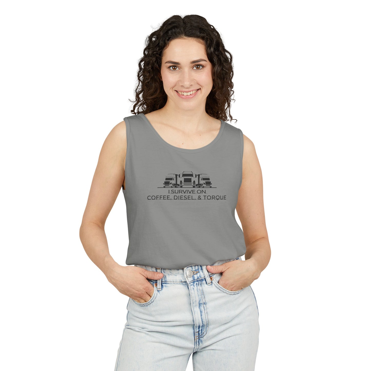 Trucker Survival Unisex Garment-Dyed Tank Top