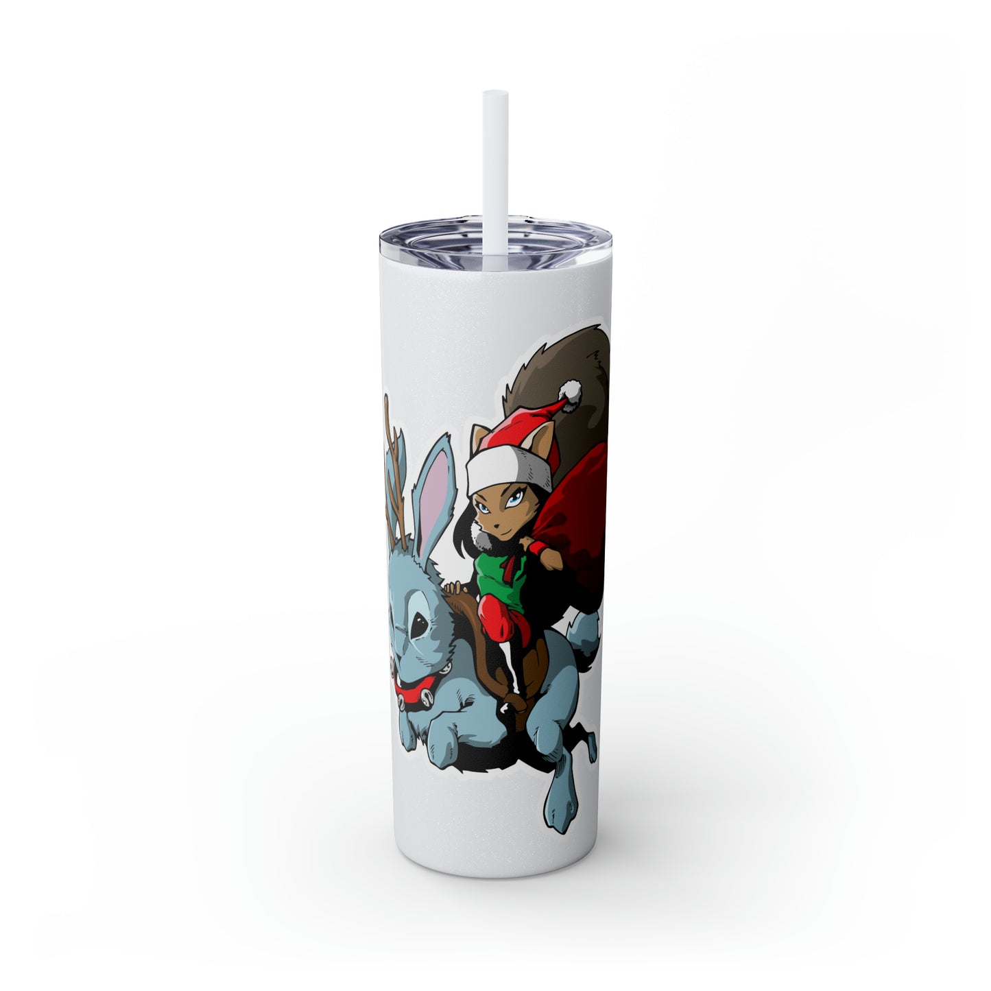 Skinny Tumbler with Straw, 20oz