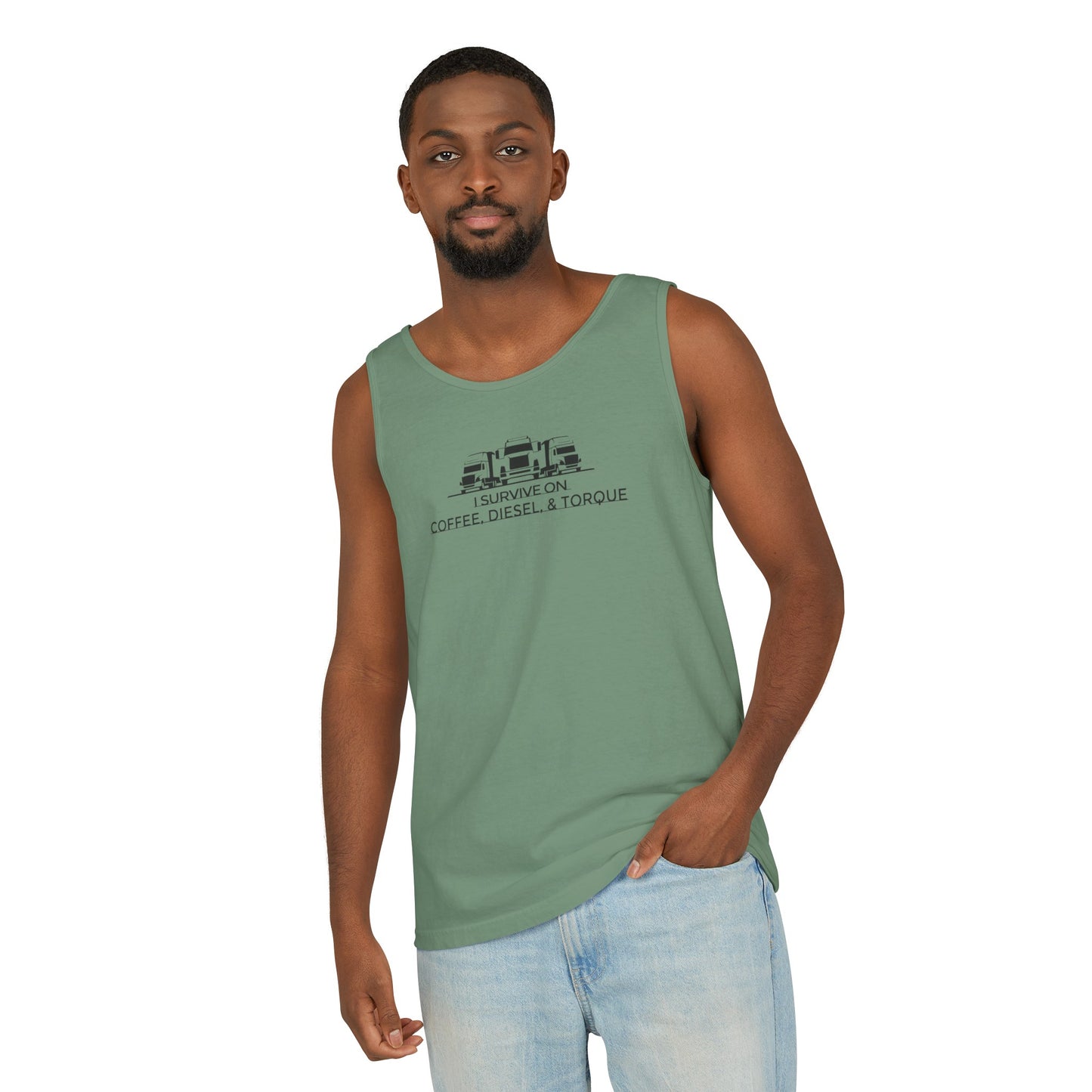 Trucker Survival Unisex Garment-Dyed Tank Top