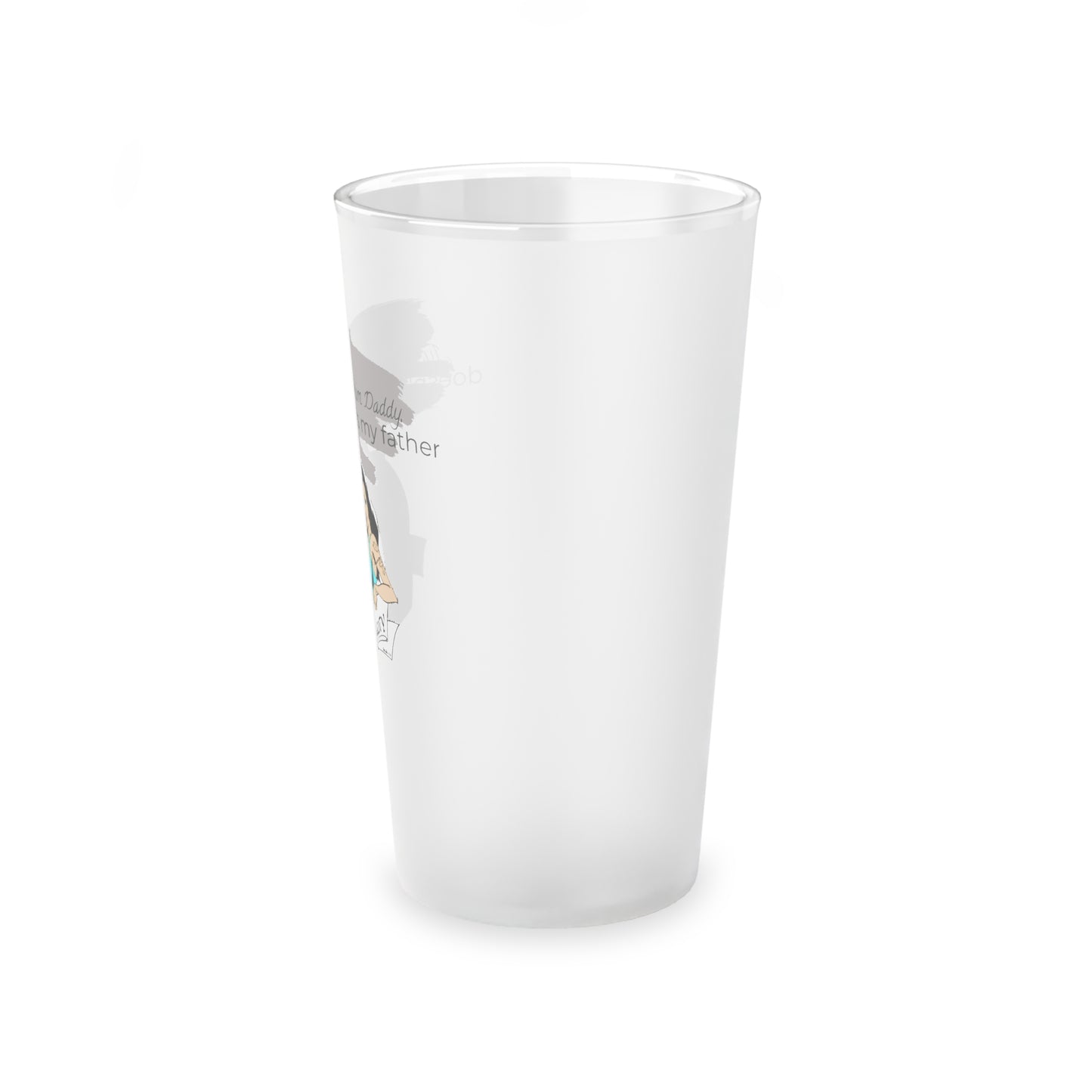 Frosted Pint Glass, 16oz