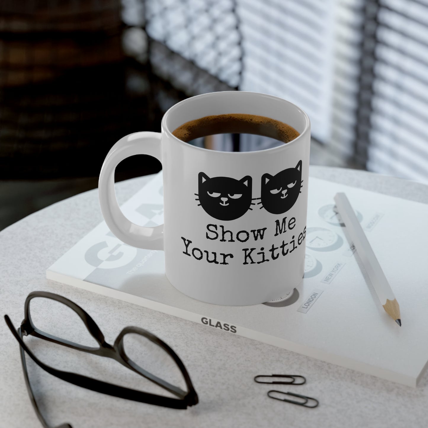 Show me your kitties Coffee Jumbo Mug, 20oz