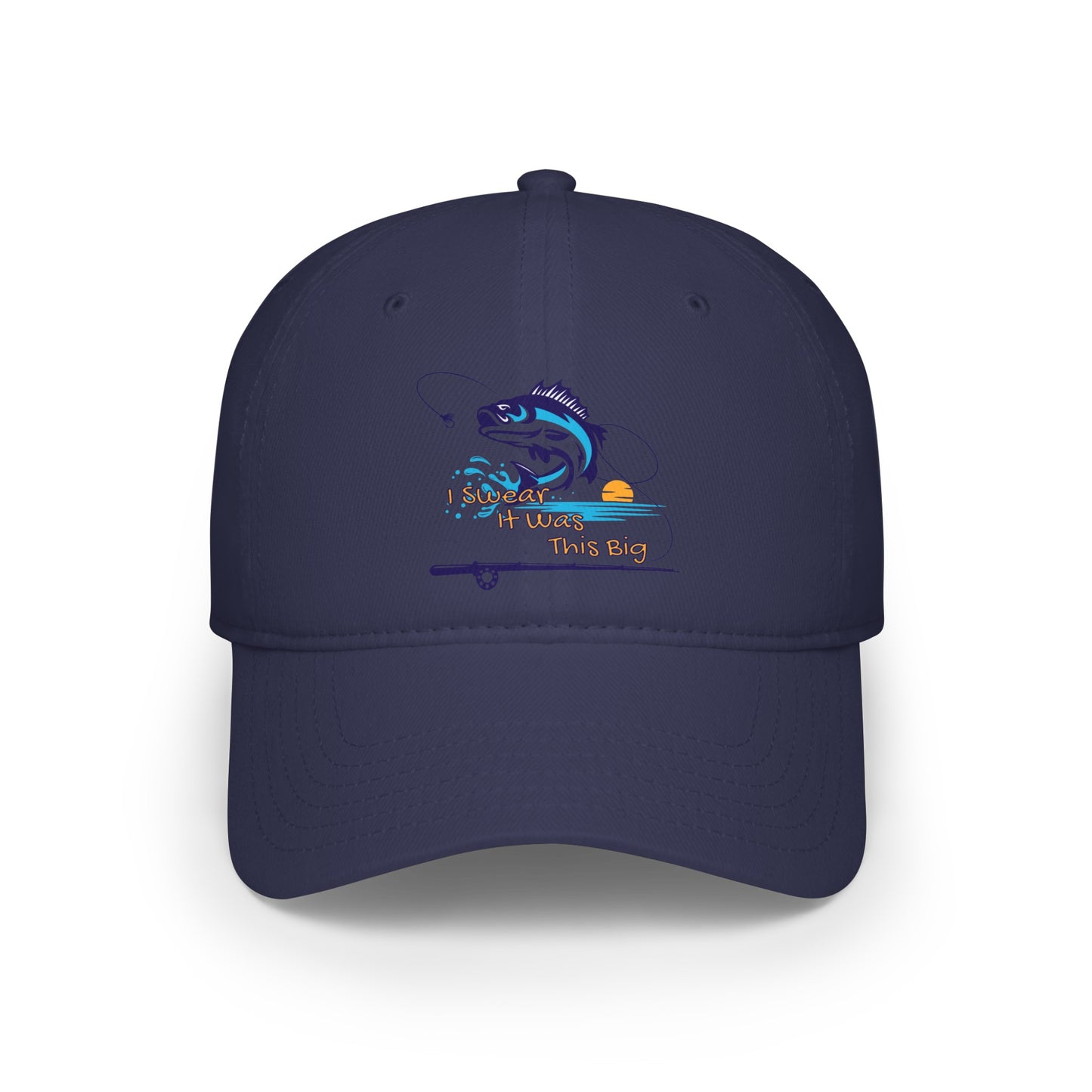 Fishing Low Profile Baseball Cap