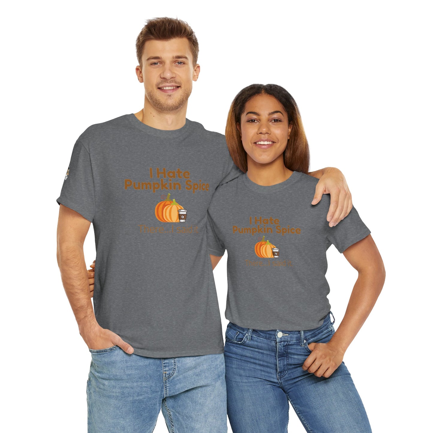 Hate Pumpkin Spice Unisex Heavy Cotton Tee