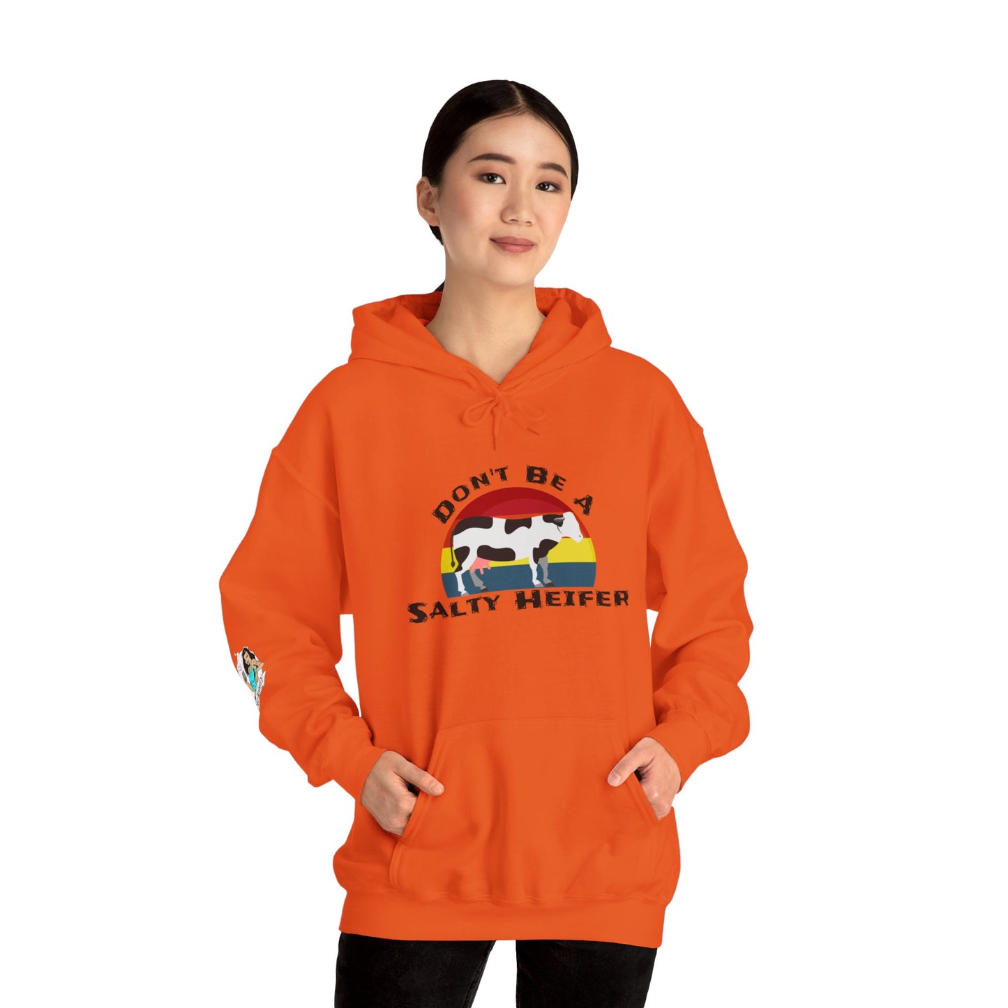 Salty heifer Unisex Heavy Blend™ Hooded Sweatshirt