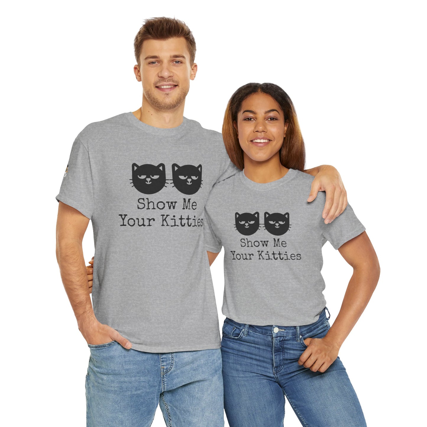 Show me your Kitties Unisex Heavy Cotton Tee