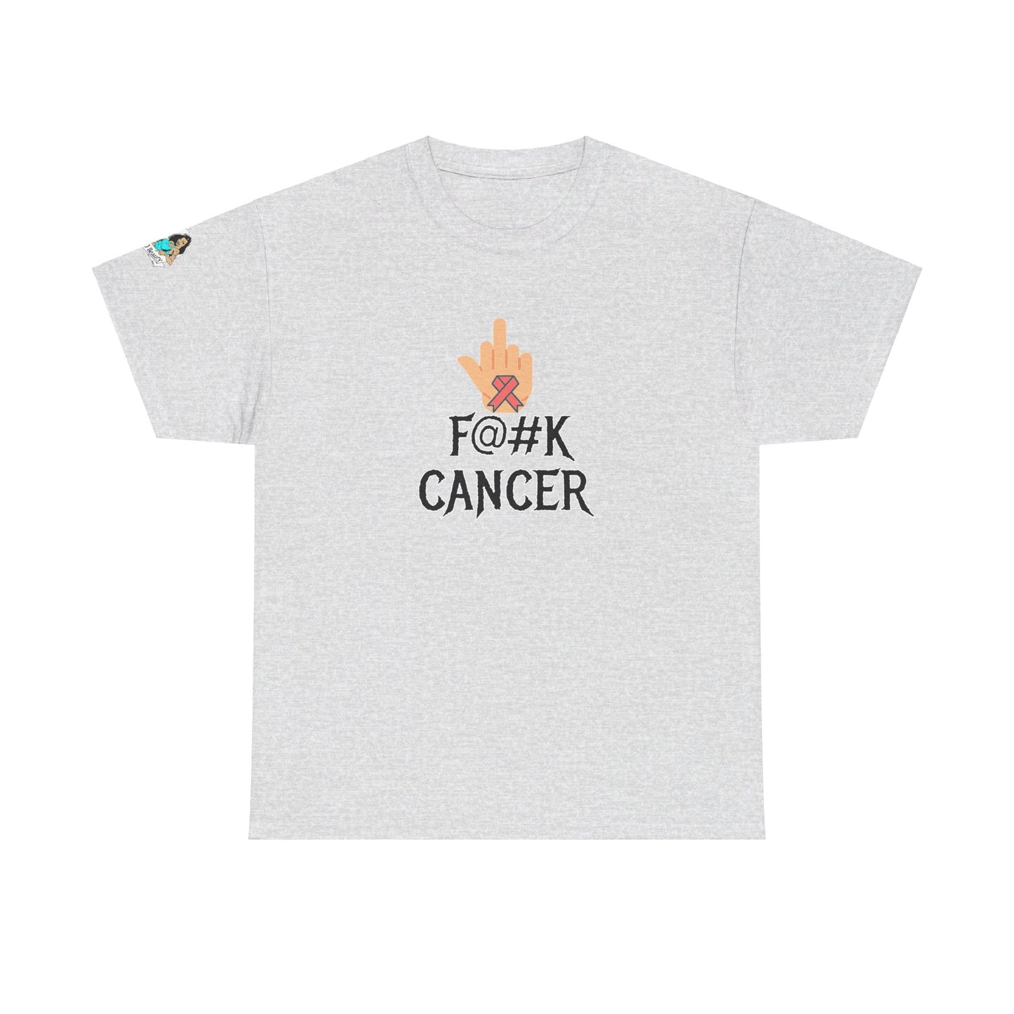 F CANCER Unisex Heavy Cotton Tee