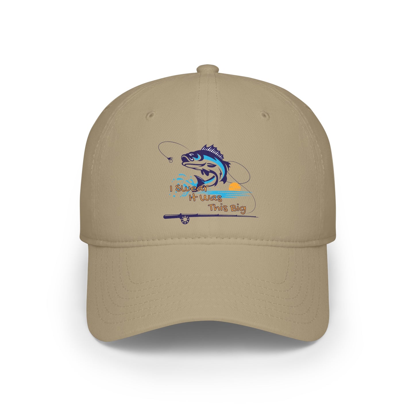 Fishing Low Profile Baseball Cap