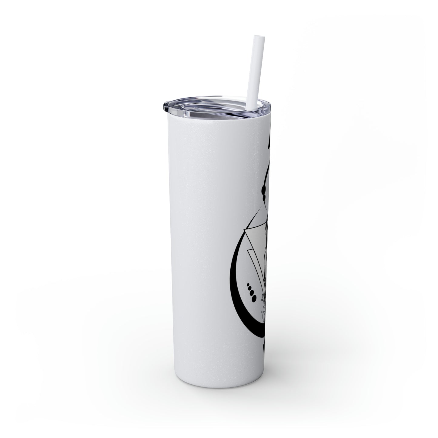 Skinny Tumbler with Straw, 20oz