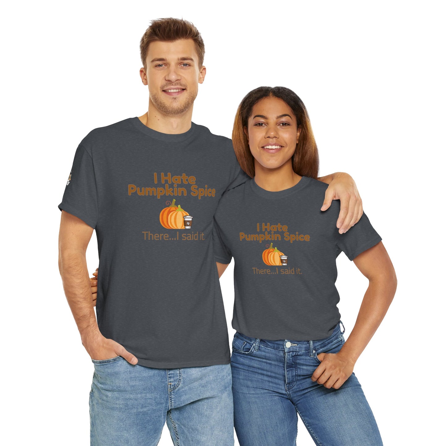 Hate Pumpkin Spice Unisex Heavy Cotton Tee