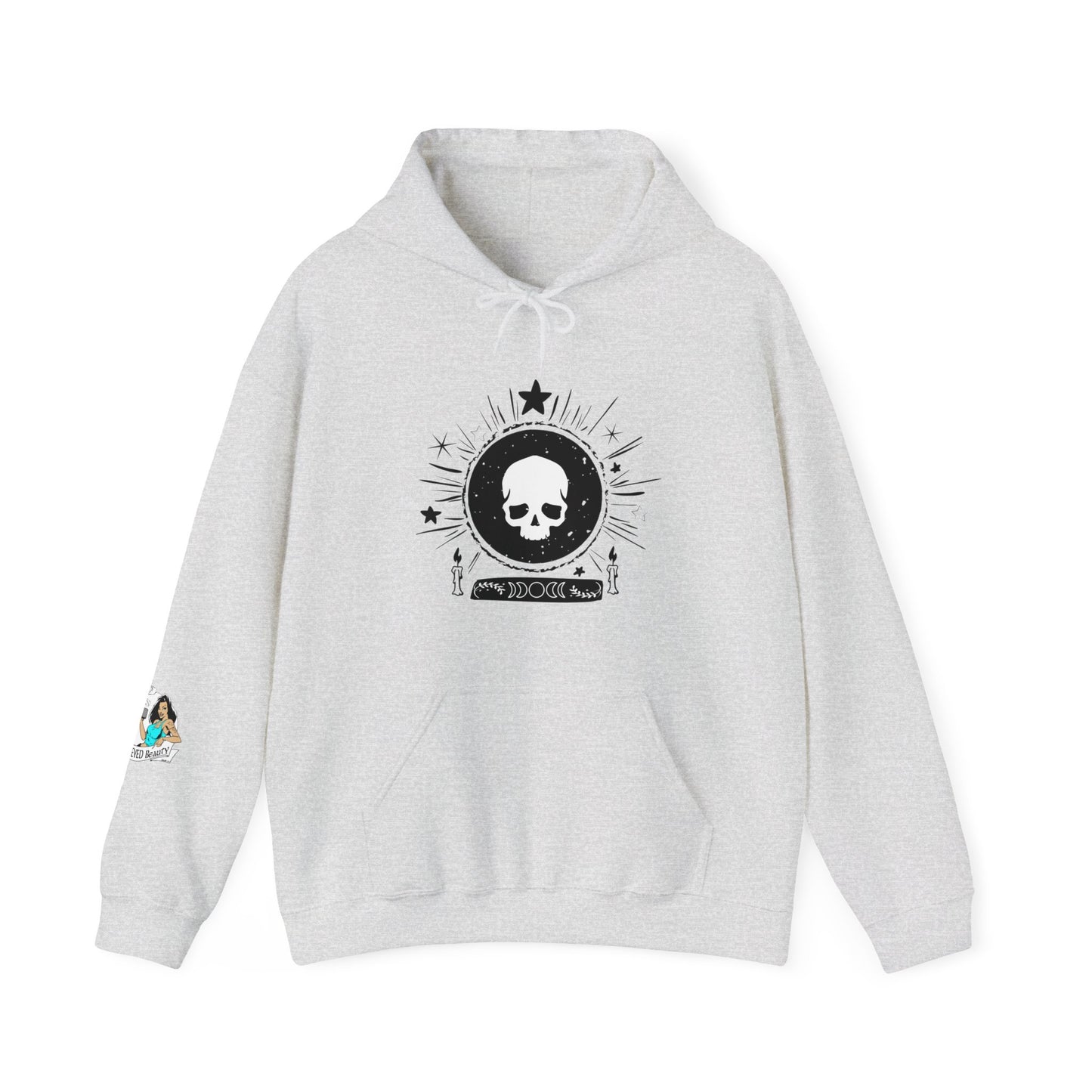 Skull Design Unisex Heavy Blend™ Hooded Sweatshirt