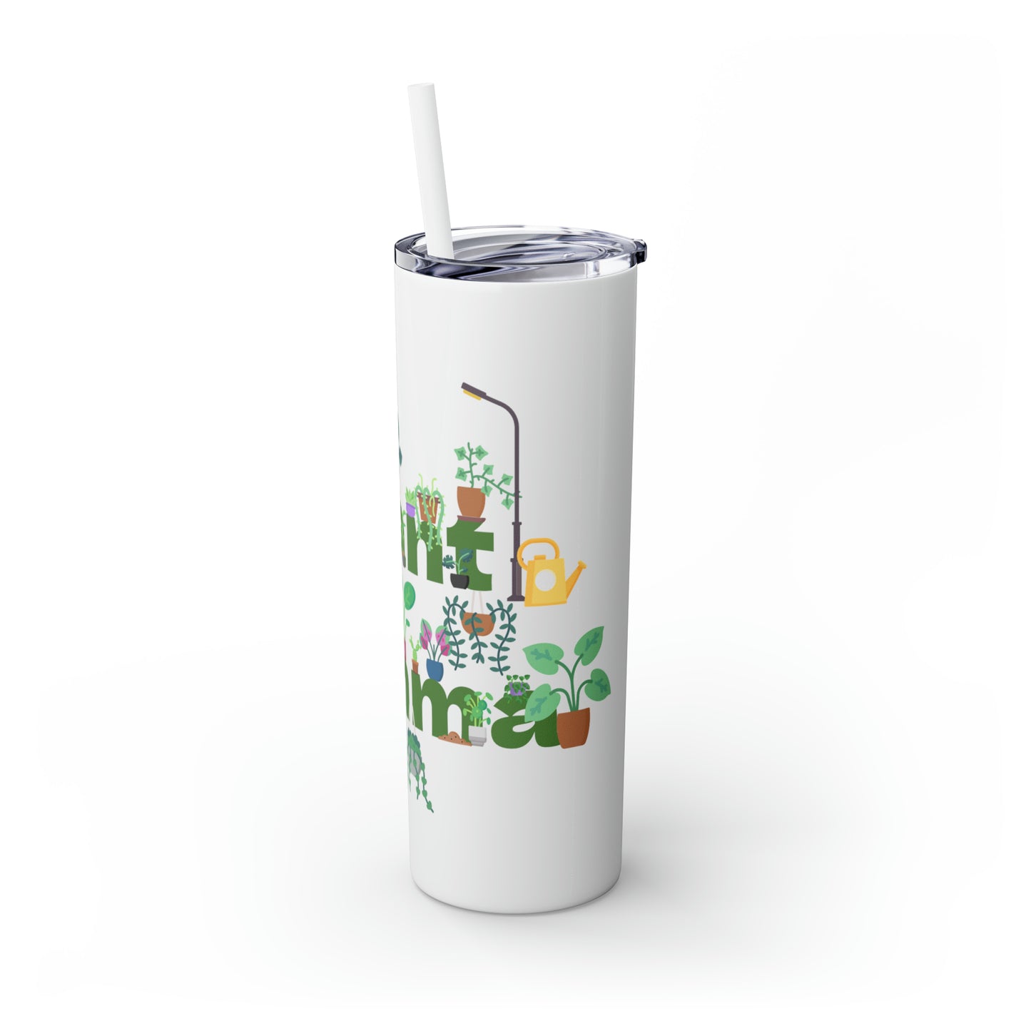 Skinny Tumbler with Straw, 20oz