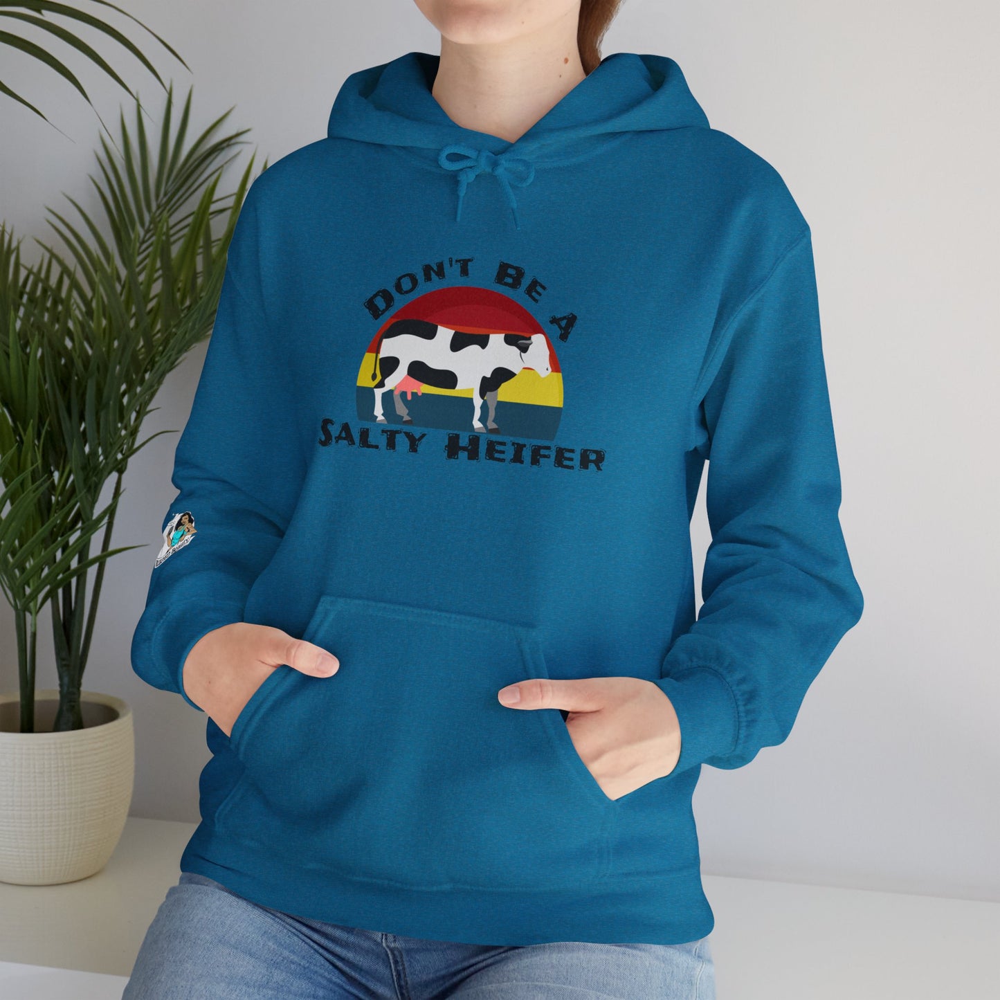 Salty heifer Unisex Heavy Blend™ Hooded Sweatshirt