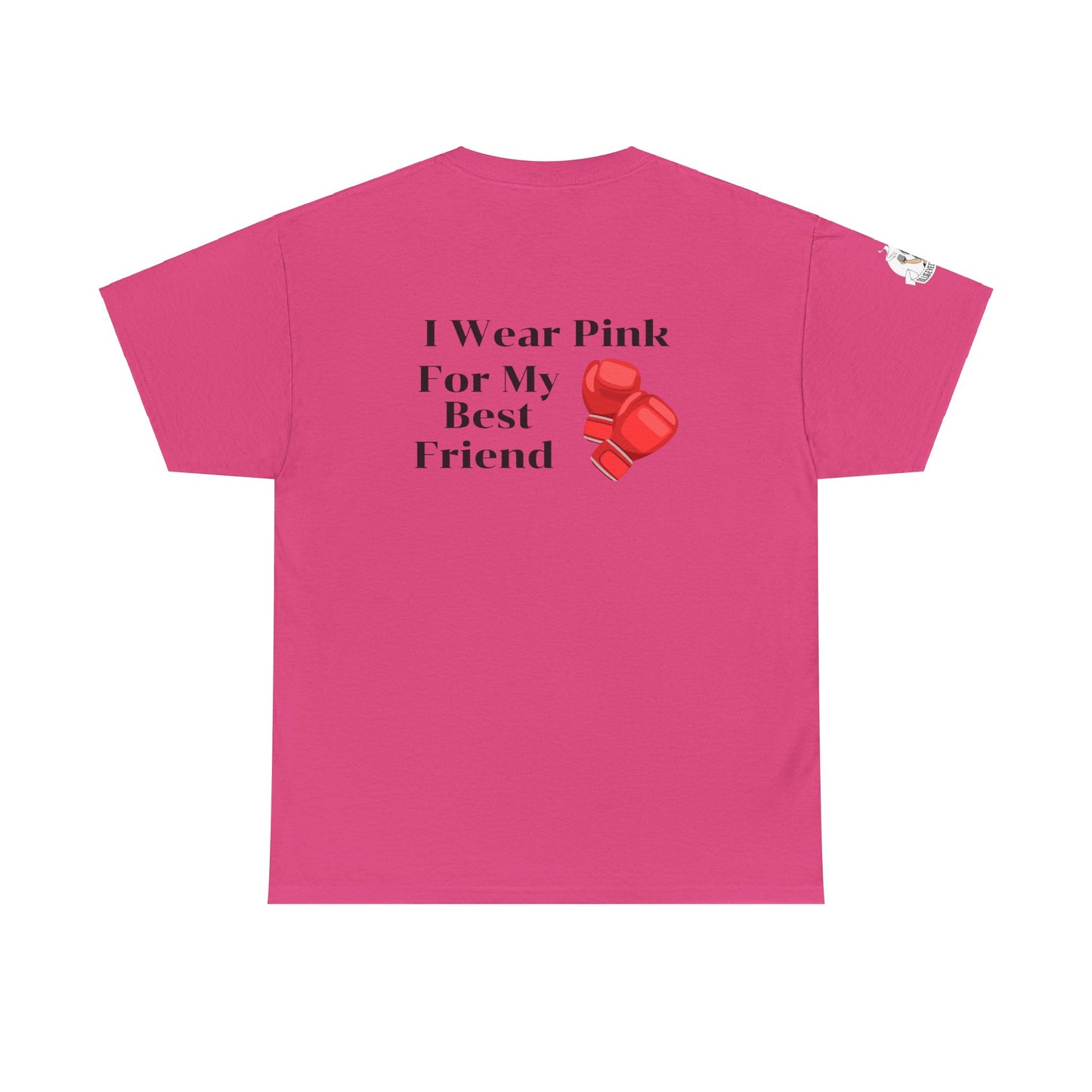 Breast Cancer Fight for Best Friend Unisex Heavy Cotton Tee