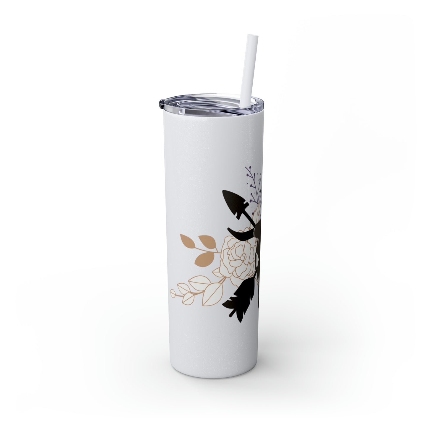 Skinny Tumbler with Straw, 20oz