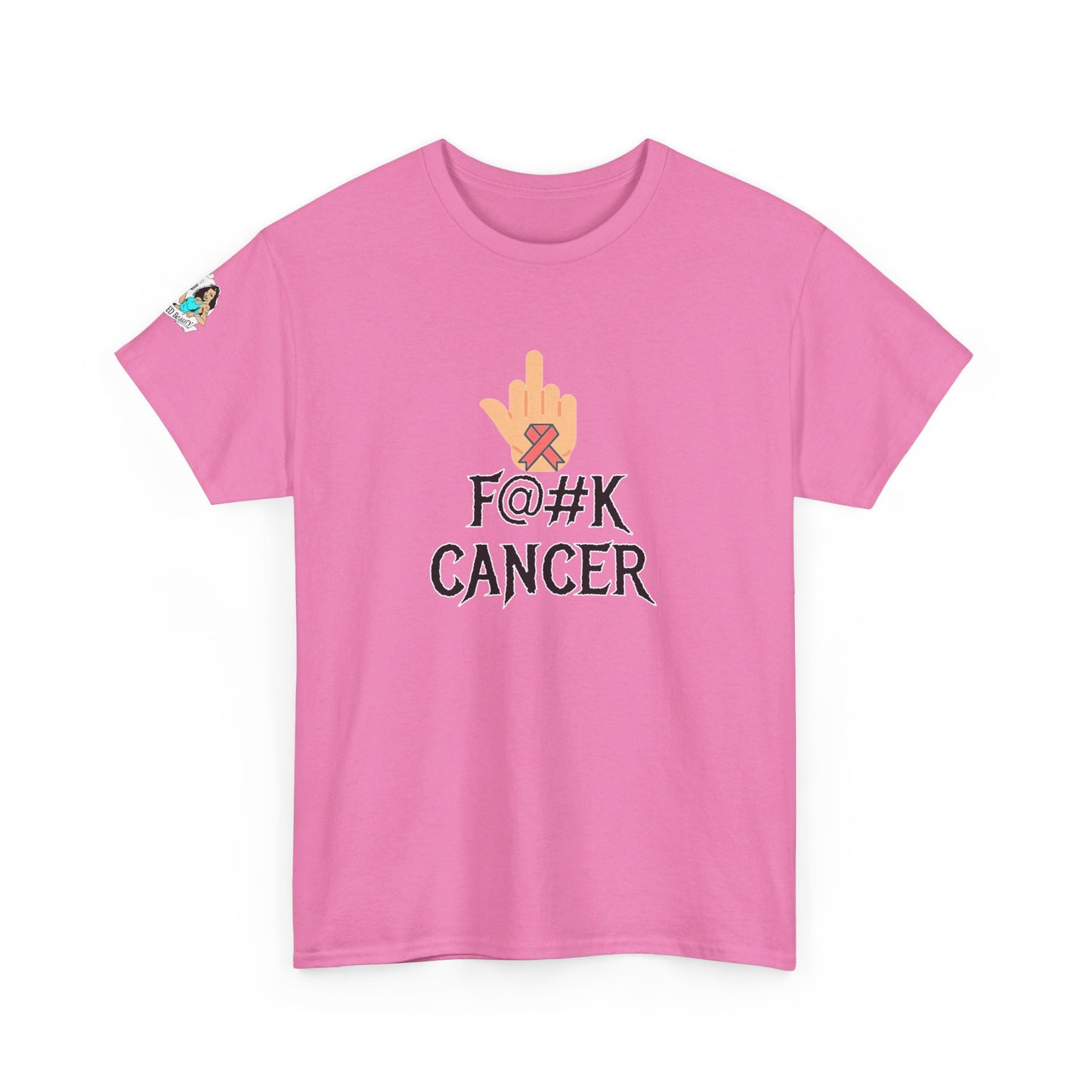 F CANCER Unisex Heavy Cotton Tee