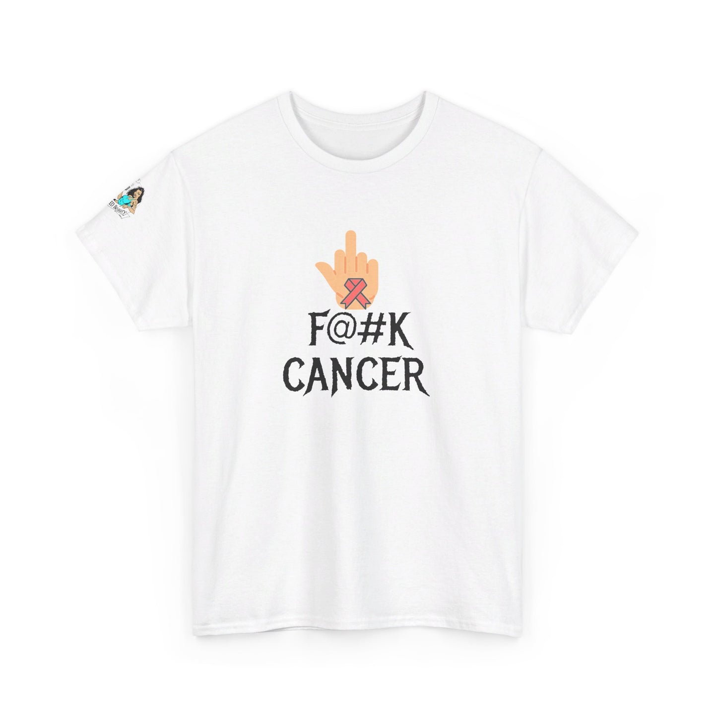 F CANCER Unisex Heavy Cotton Tee