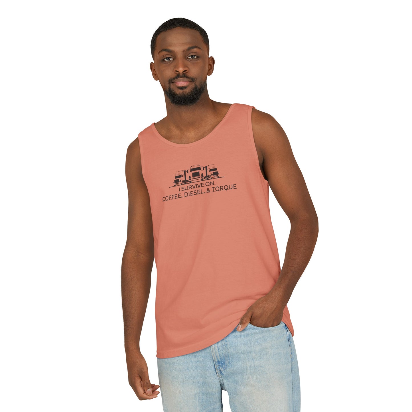 Trucker Survival Unisex Garment-Dyed Tank Top