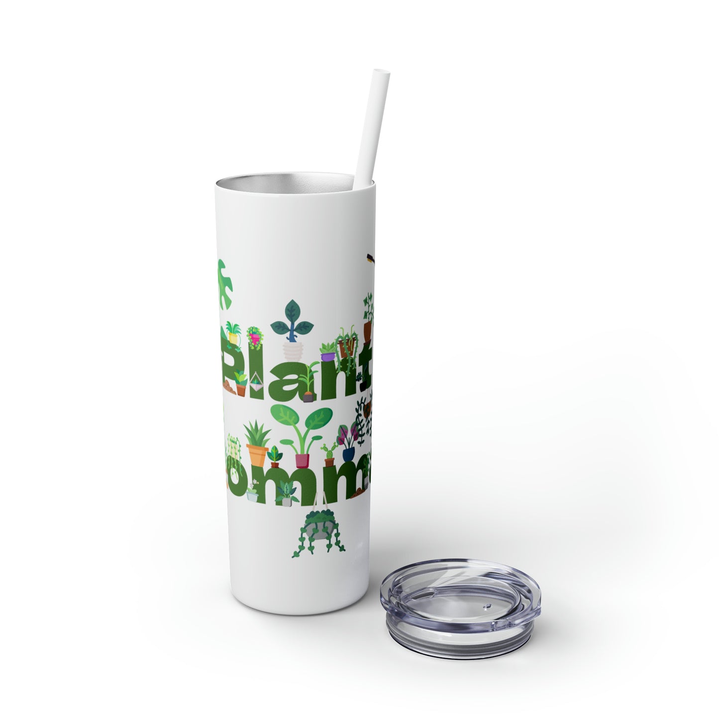 Skinny Tumbler with Straw, 20oz