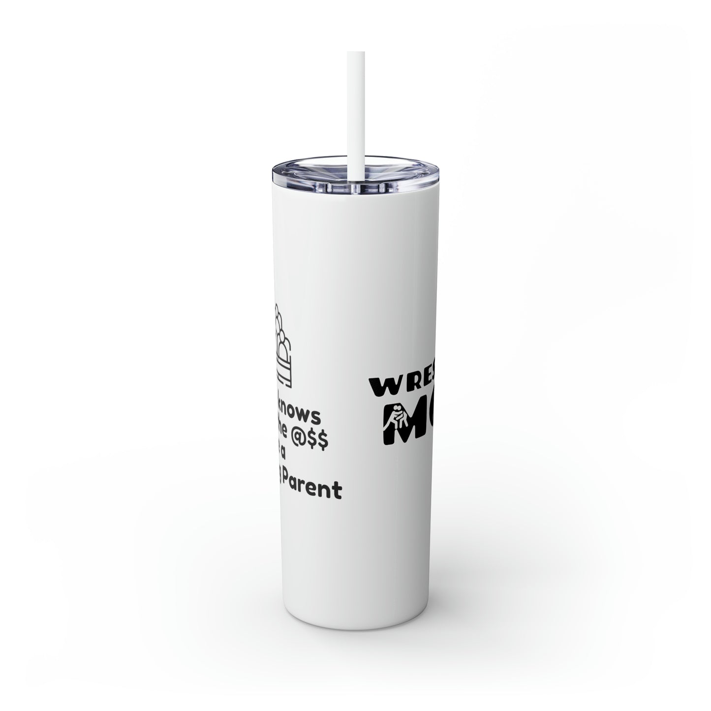 Skinny Tumbler with Straw, 20oz