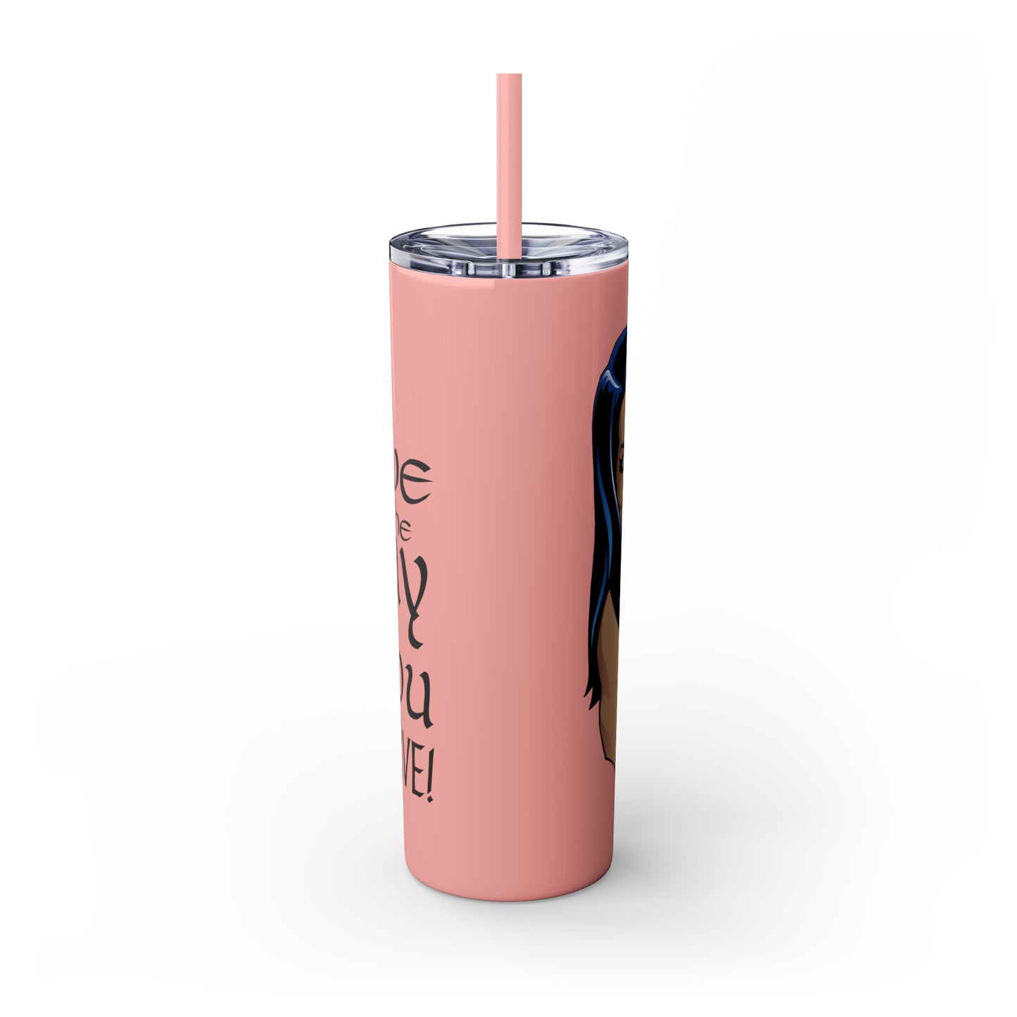 Skinny Tumbler with Straw, 20oz