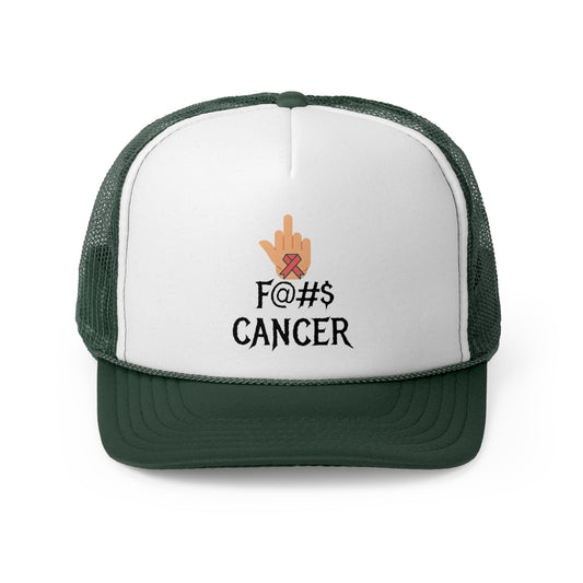 F CANCER Trucker Survival Trucker Caps