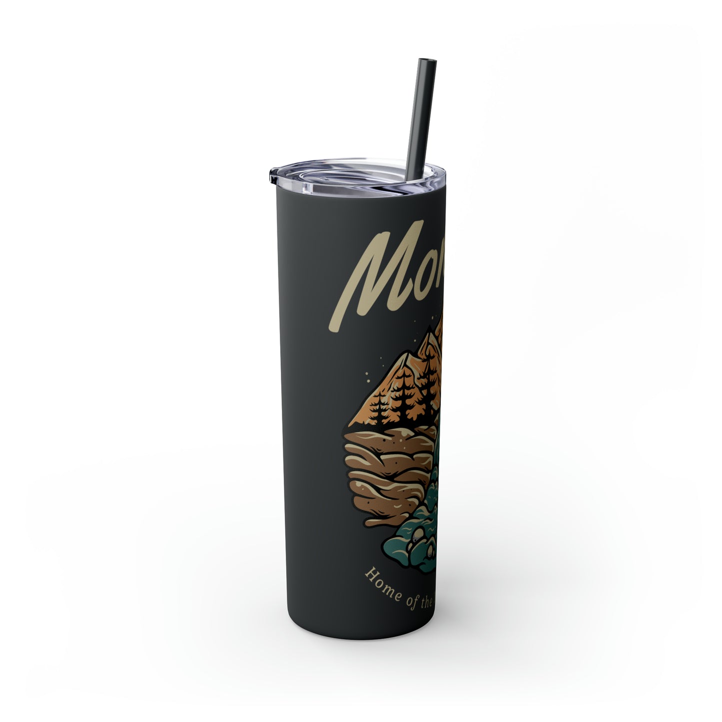 Skinny Tumbler with Straw, 20oz