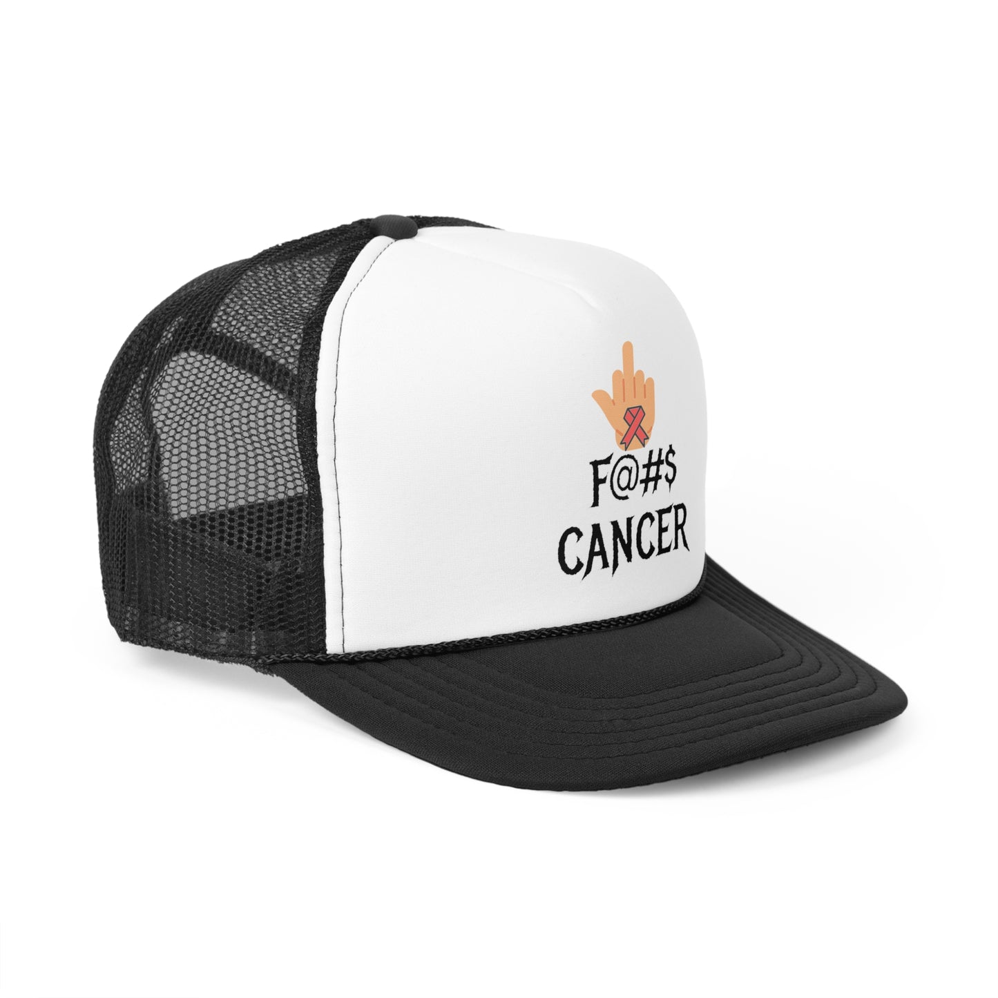 F CANCER Trucker Survival Trucker Caps