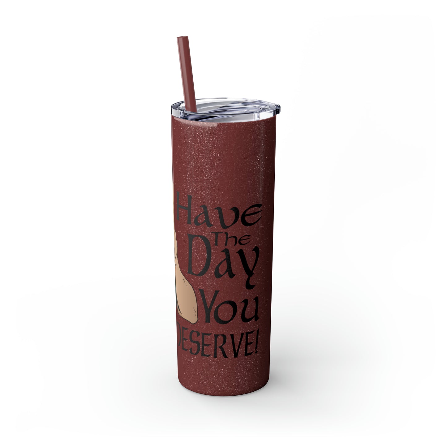 Skinny Tumbler with Straw, 20oz