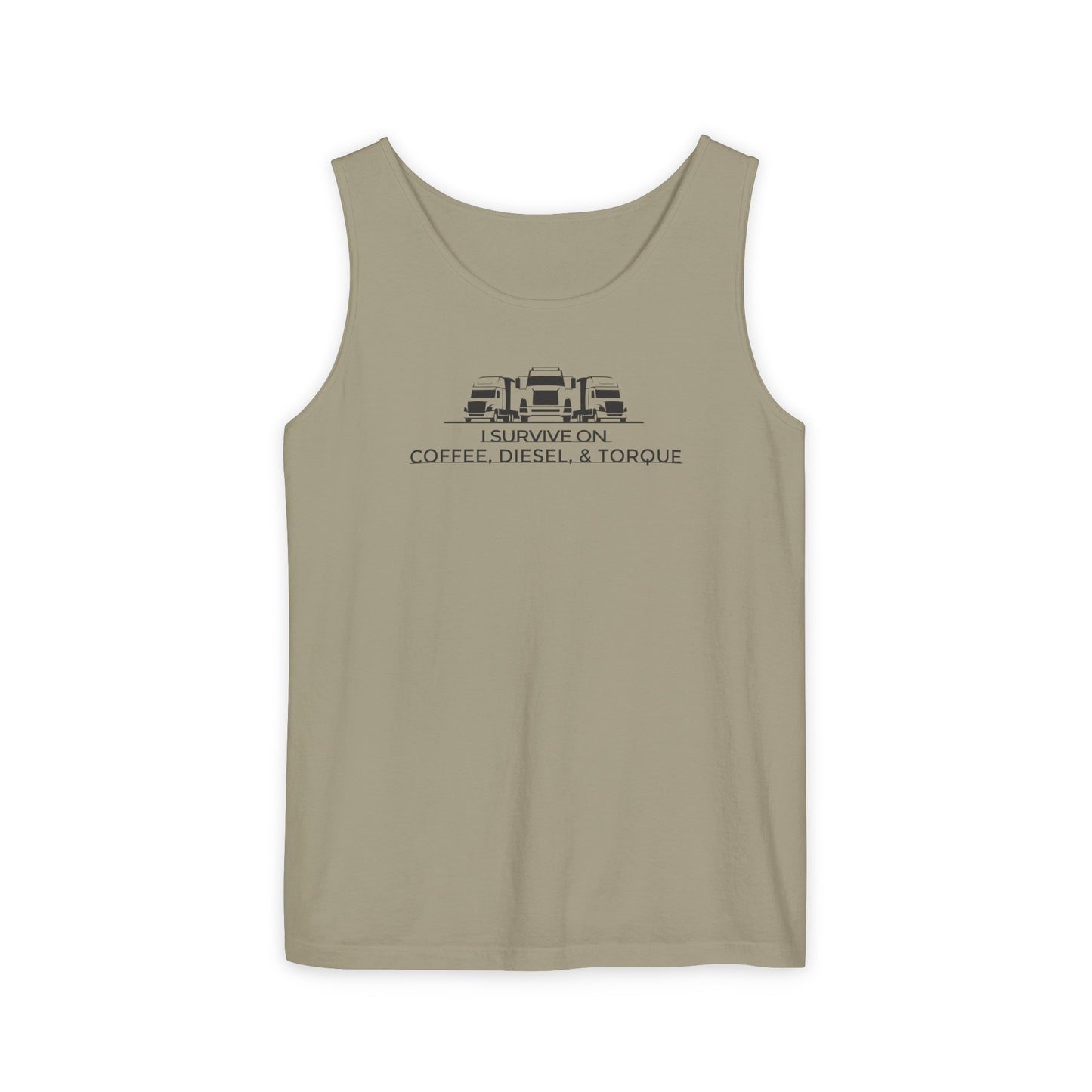 Trucker Survival Unisex Garment-Dyed Tank Top