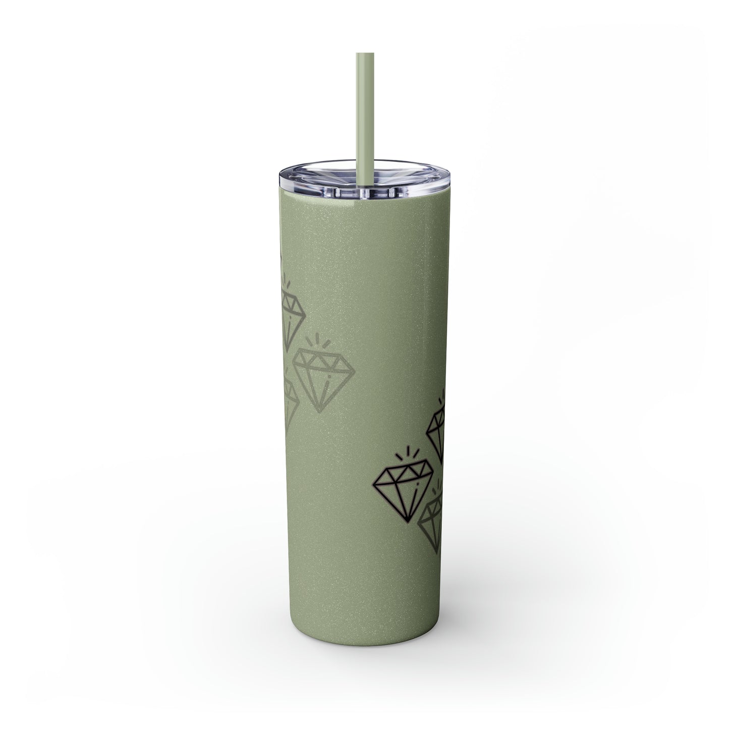 Skinny Tumbler with Straw, 20oz