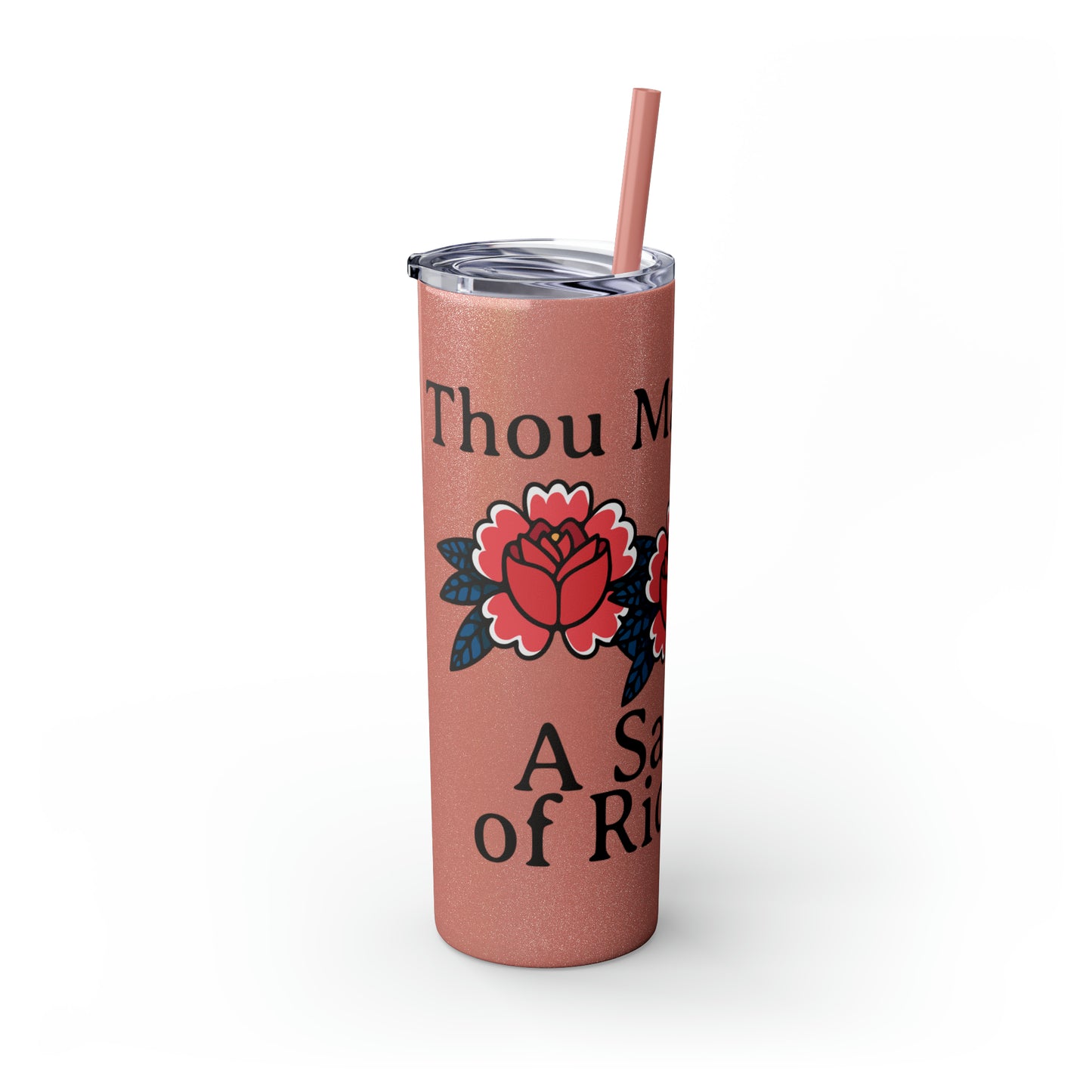 Skinny Tumbler with Straw, 20oz