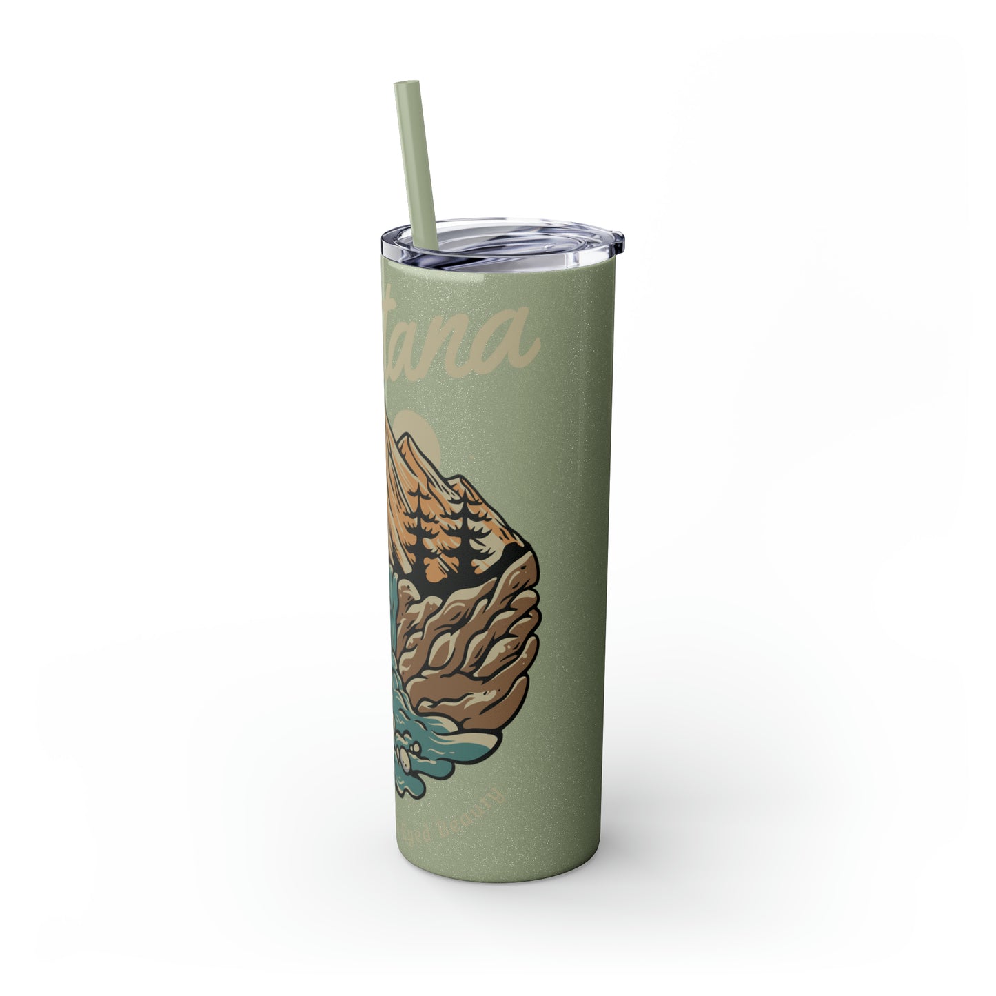 Skinny Tumbler with Straw, 20oz