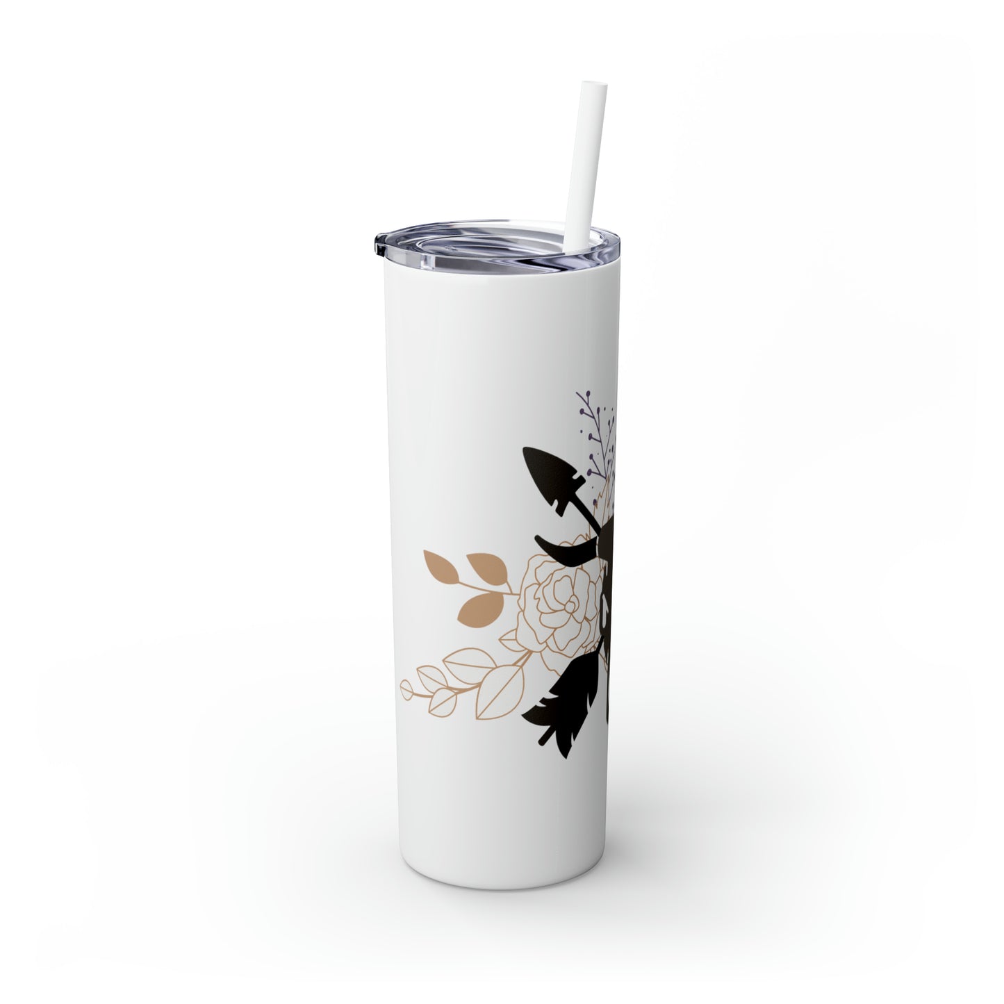 Skinny Tumbler with Straw, 20oz