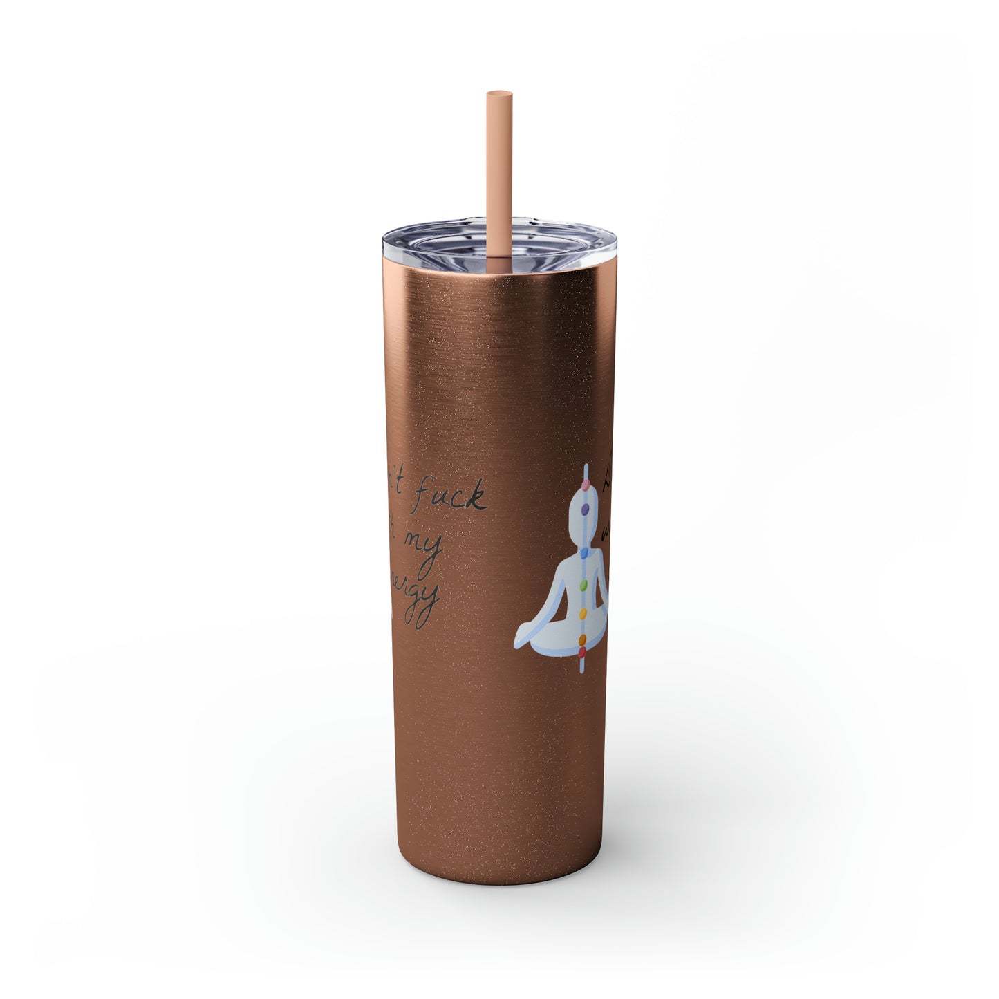 Skinny Tumbler with Straw, 20oz