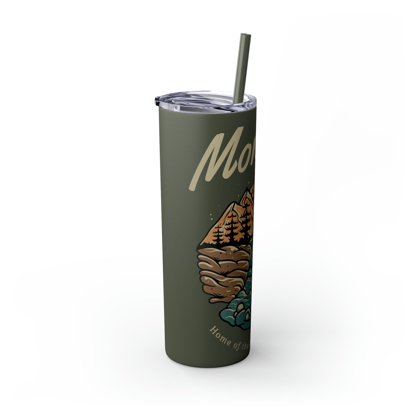 Skinny Tumbler with Straw, 20oz