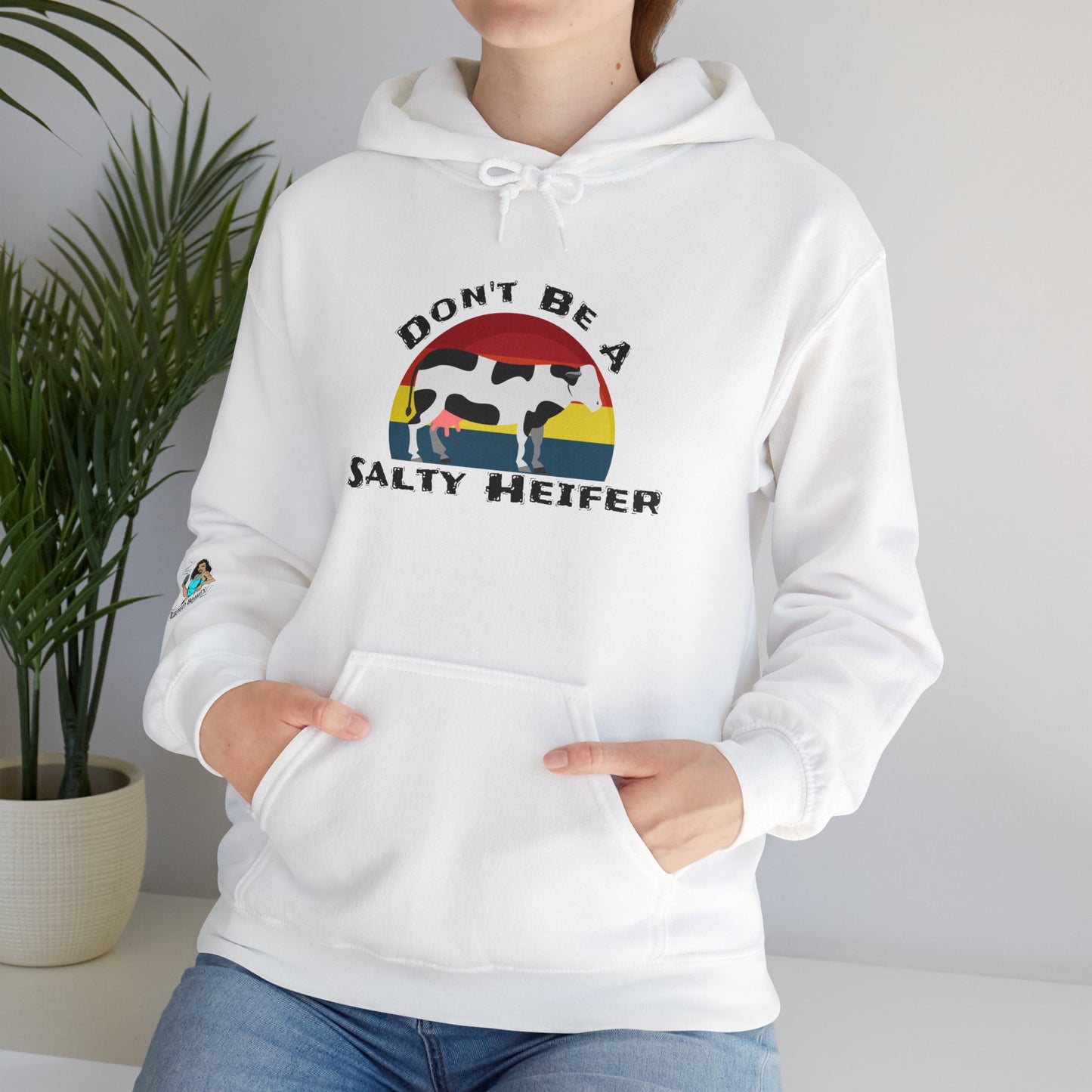 Salty heifer Unisex Heavy Blend™ Hooded Sweatshirt