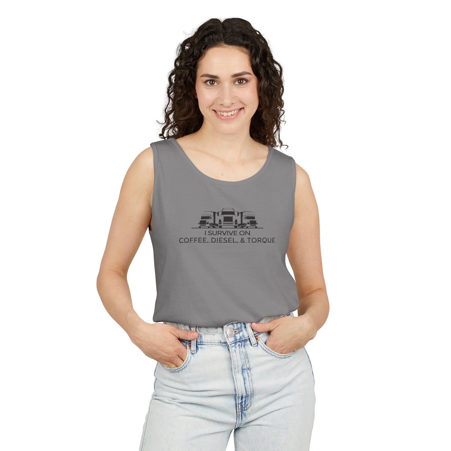 Trucker Survival Unisex Garment-Dyed Tank Top