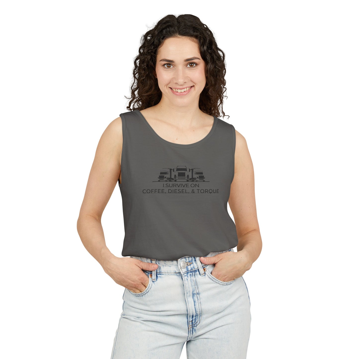 Trucker Survival Unisex Garment-Dyed Tank Top