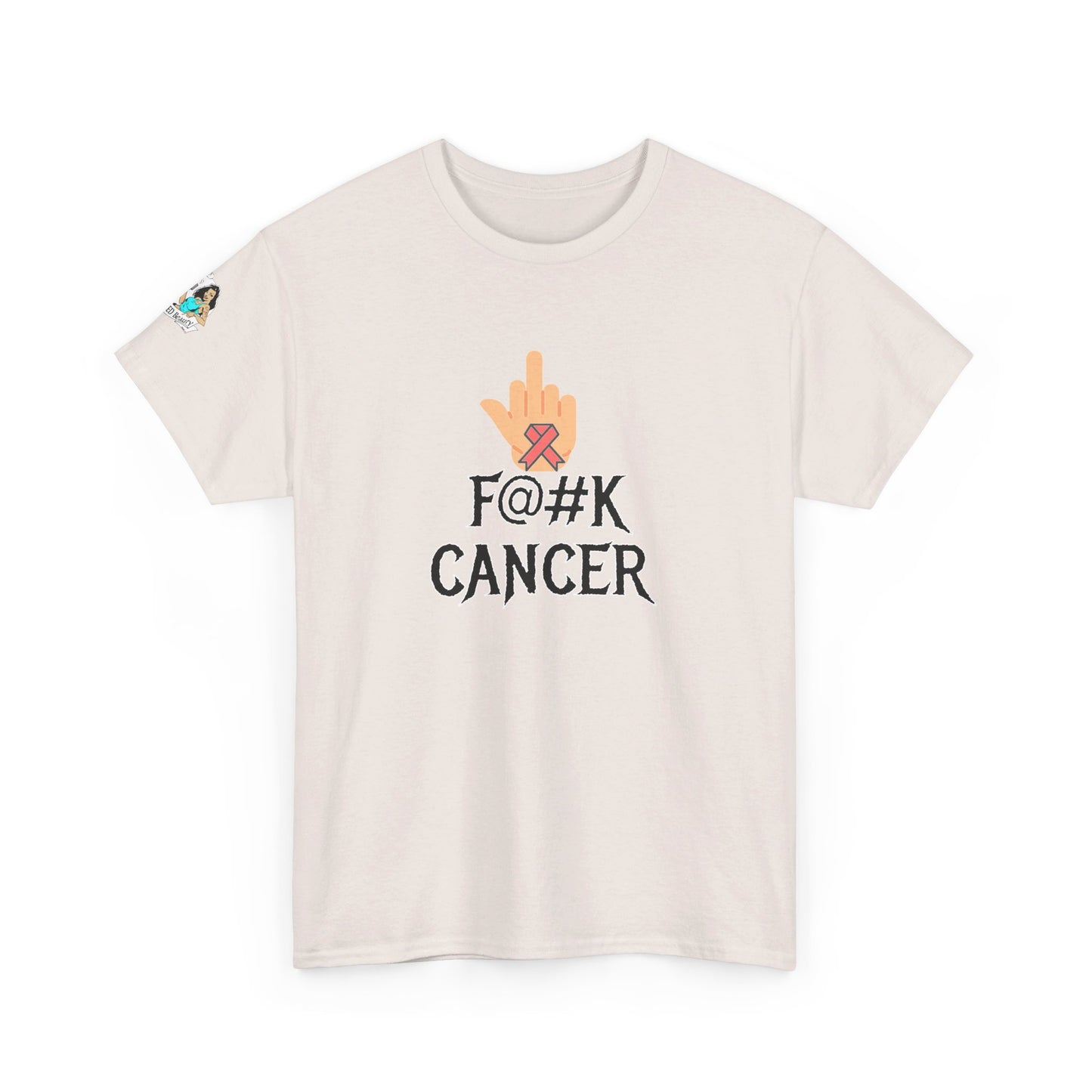 F CANCER Unisex Heavy Cotton Tee