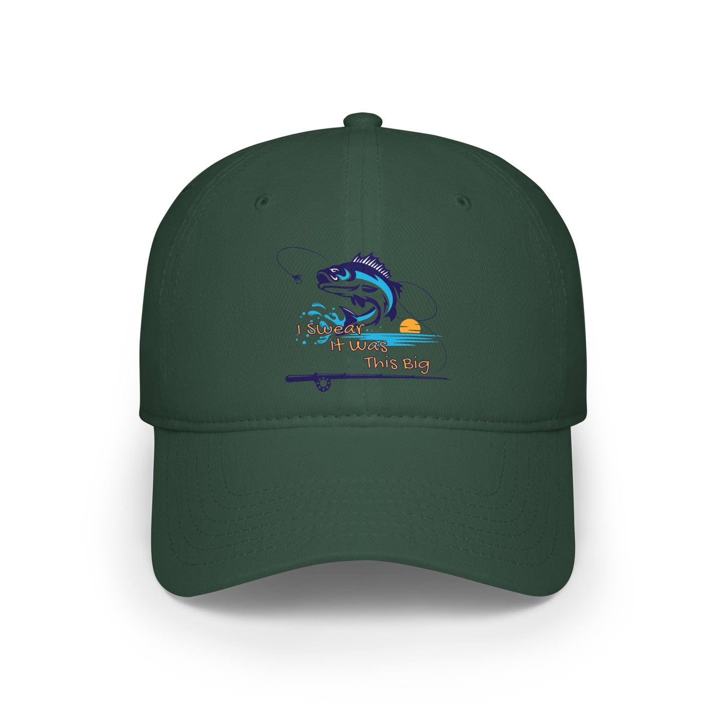 Fishing Low Profile Baseball Cap