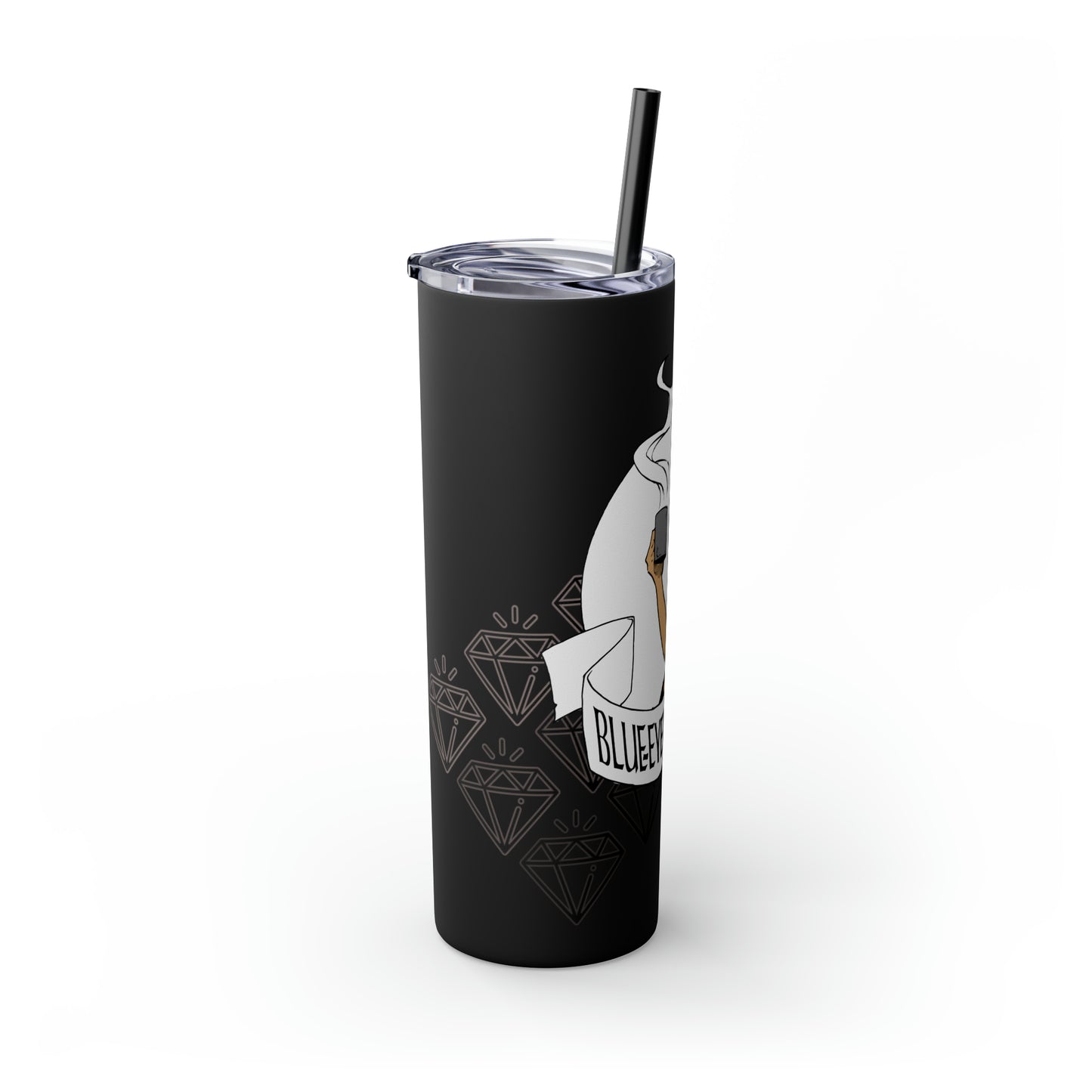 Skinny Tumbler with Straw, 20oz